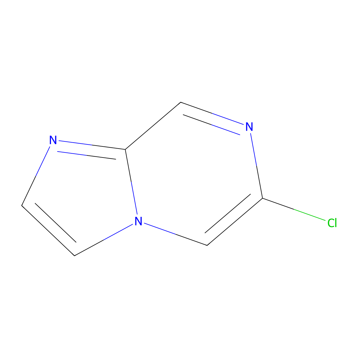 6-Chloroimidazo[1,2-a]pyrazine molecular structure, CAS 76537-23-0