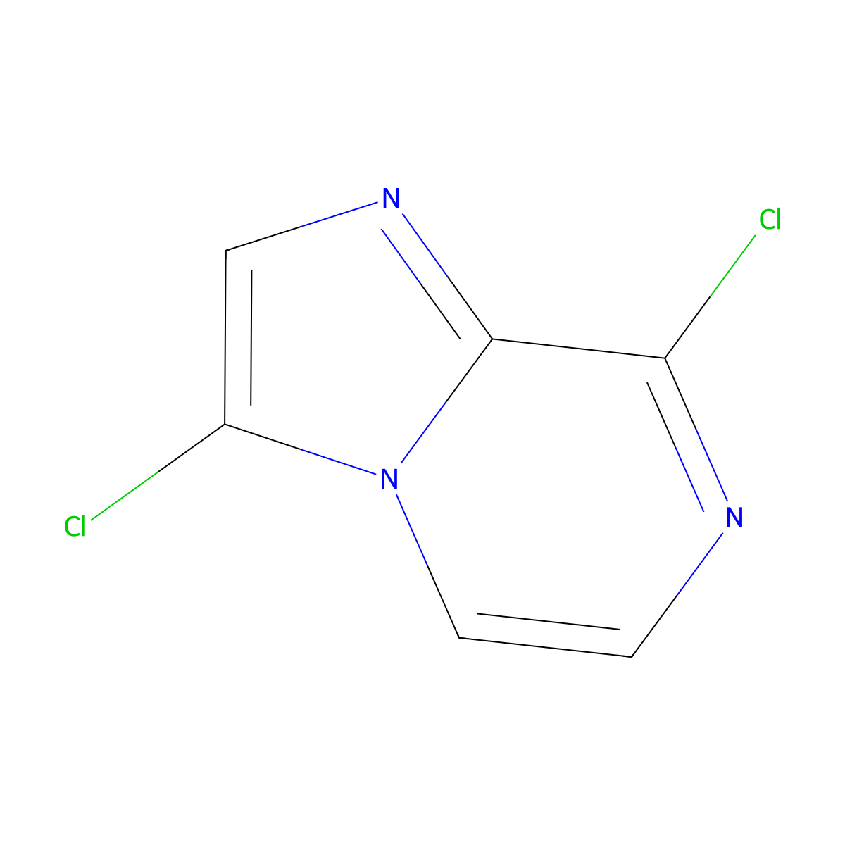 3,8-Dichloroimidazo[1,2-a]pyrazine molecular structure, CAS 76537-30-9