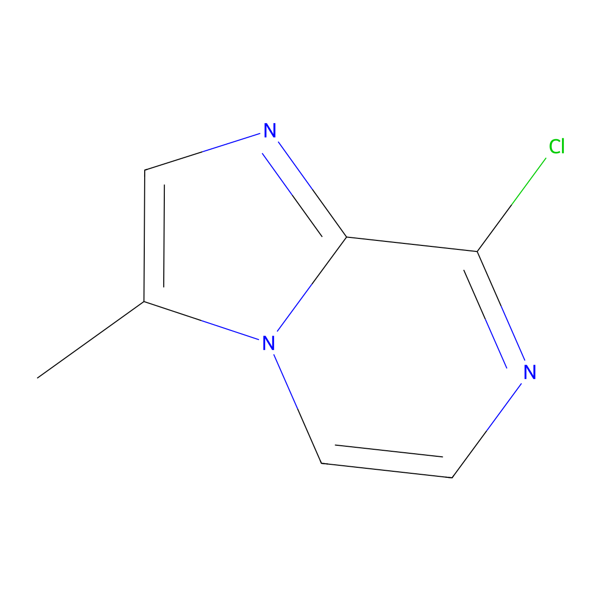 8-Chloro-3-methylimidazo[1,2-a]pyrazine molecular structure, CAS 76537-38-7