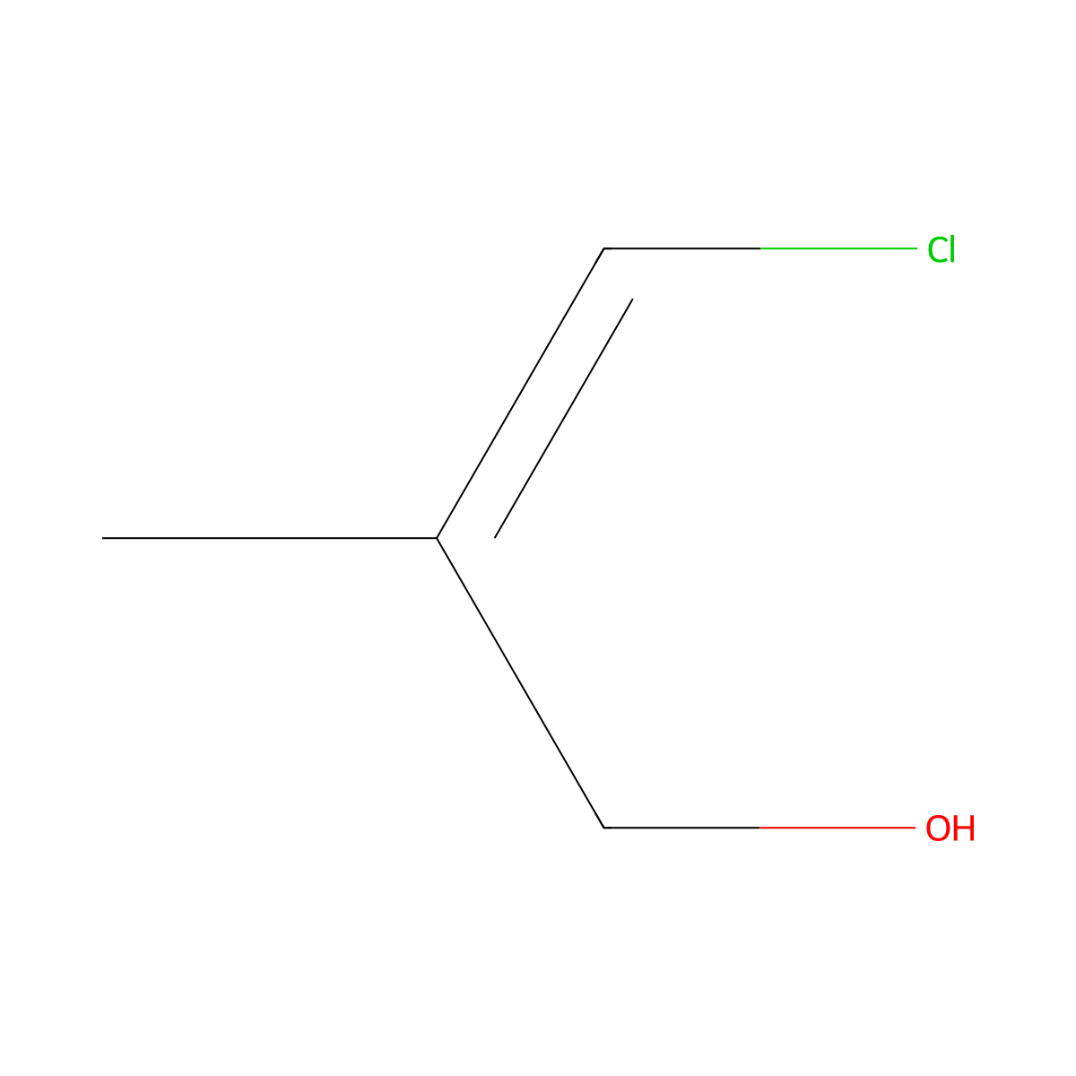(E)-3-chloro-2-methylprop-2-en-1-ol molecular structure, CAS 76539-14-5