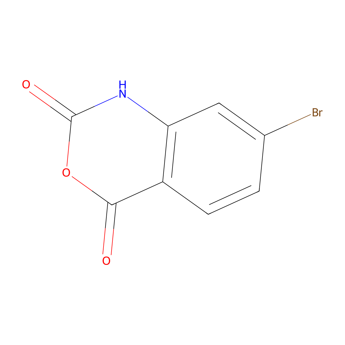4-Bromoisatoic anhydride molecular structure, CAS 76561-16-5