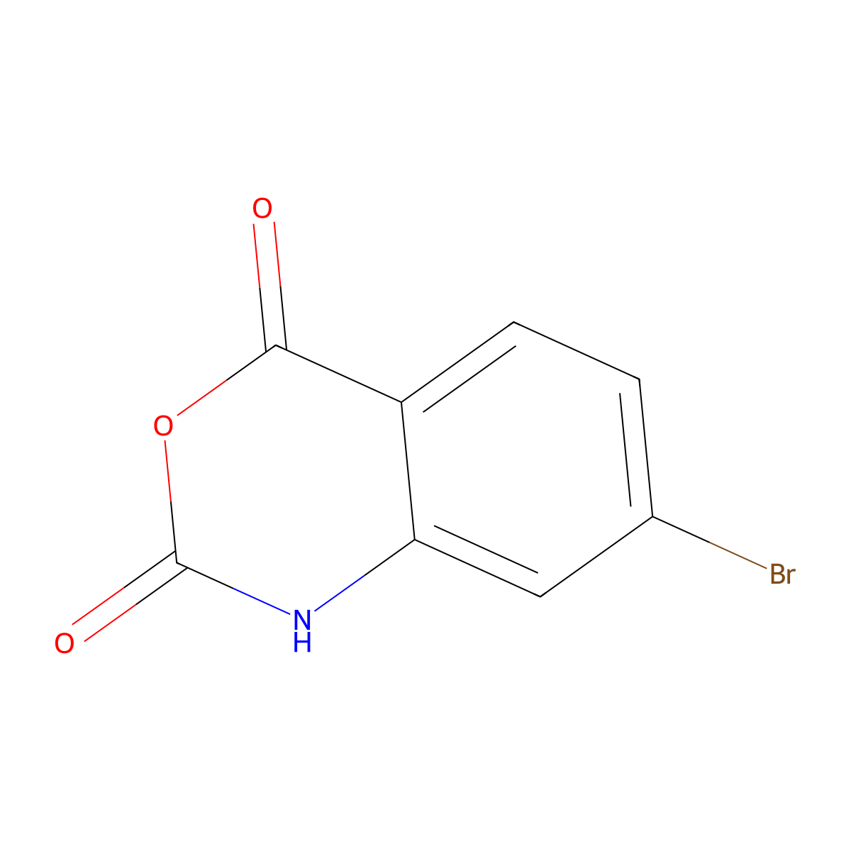 4-Bromoisatoic anhydride molecular structure, CAS 76561-16-5