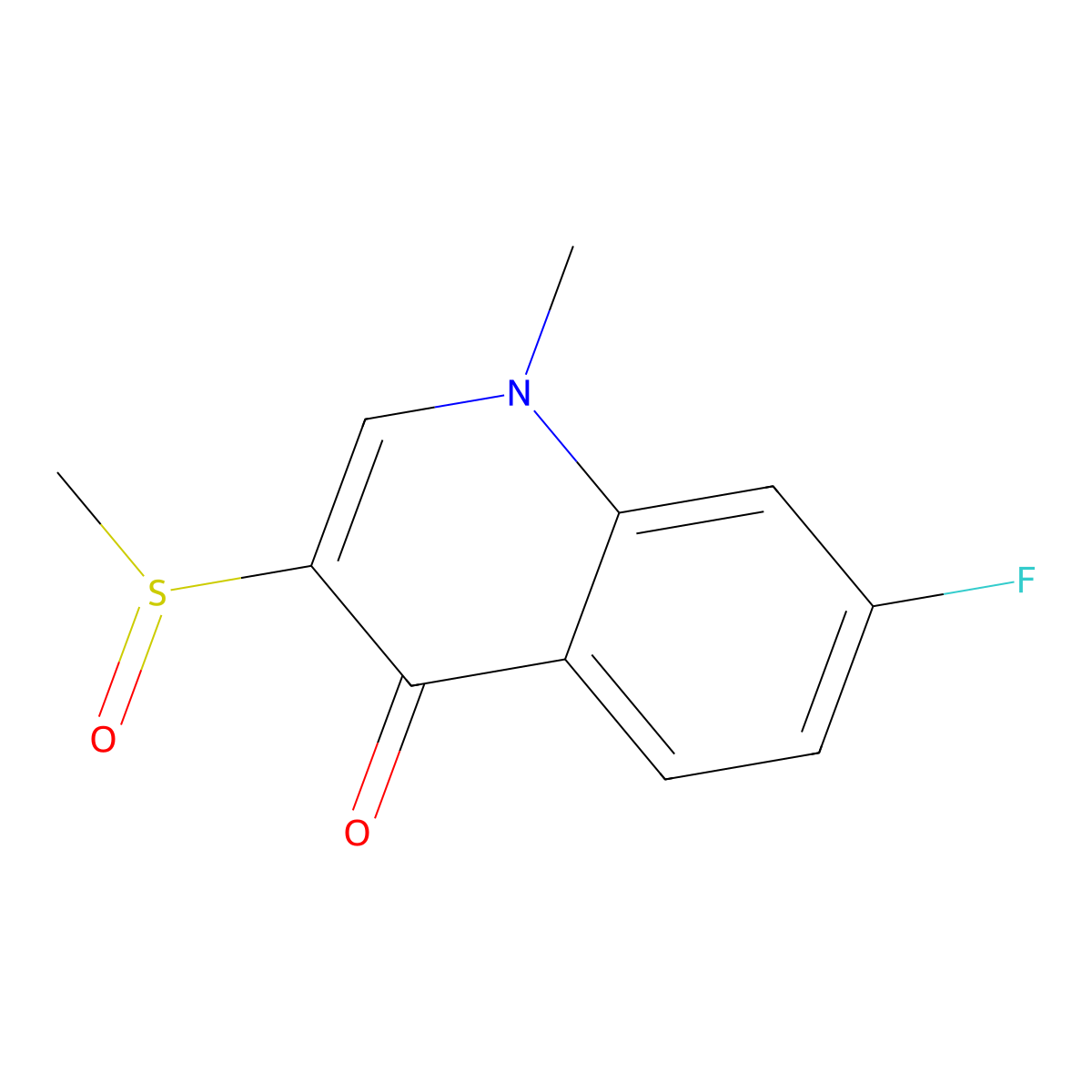 Flosequinan molecular structure, CAS 76568-02-0