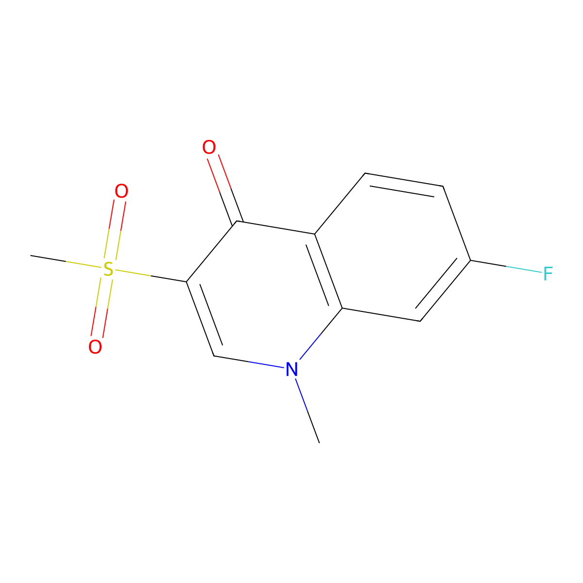 Flosequinoxan molecular structure, CAS 76568-68-8