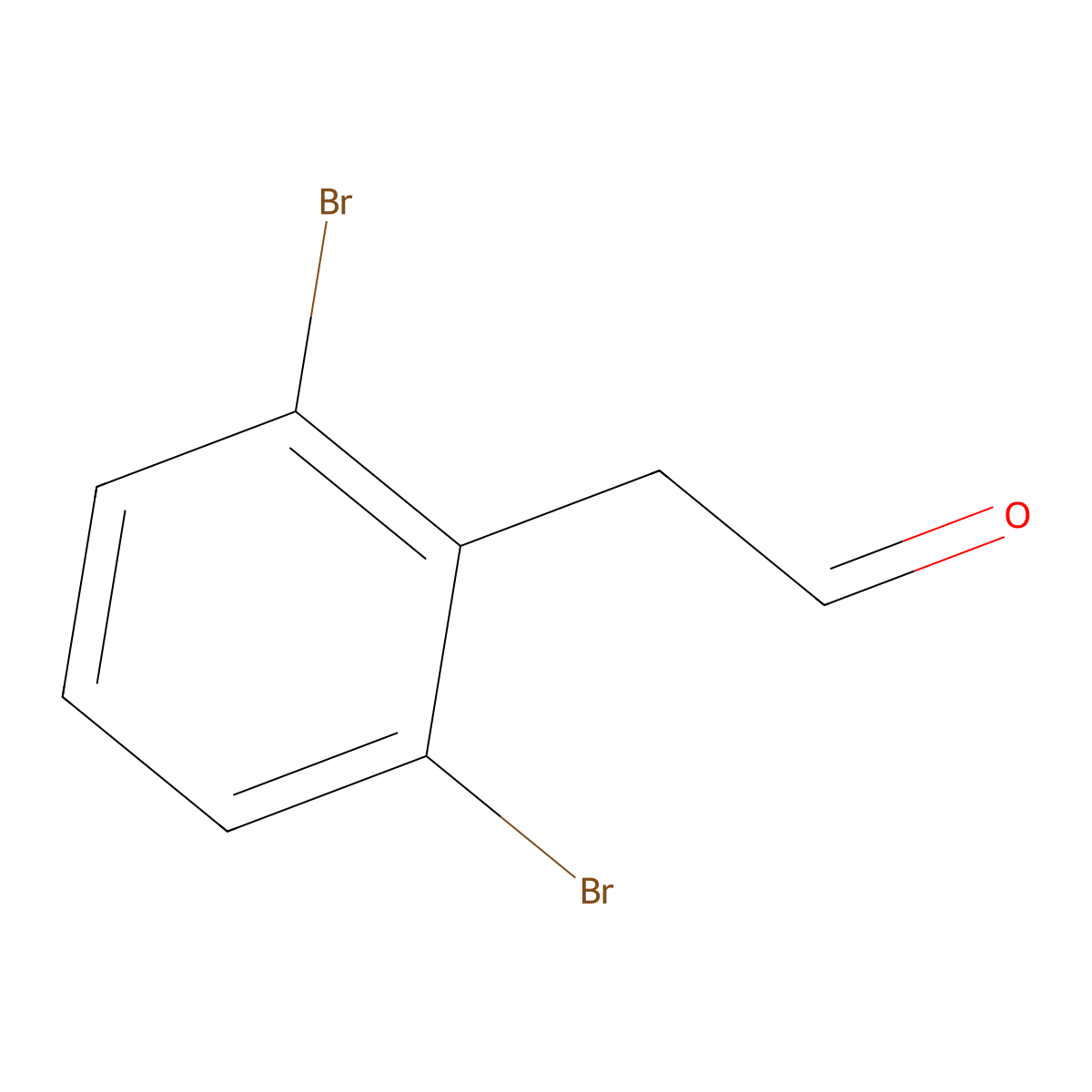 2-(2,6-Dibromophenyl)acetaldehyde molecular structure, CAS 76574-33-9