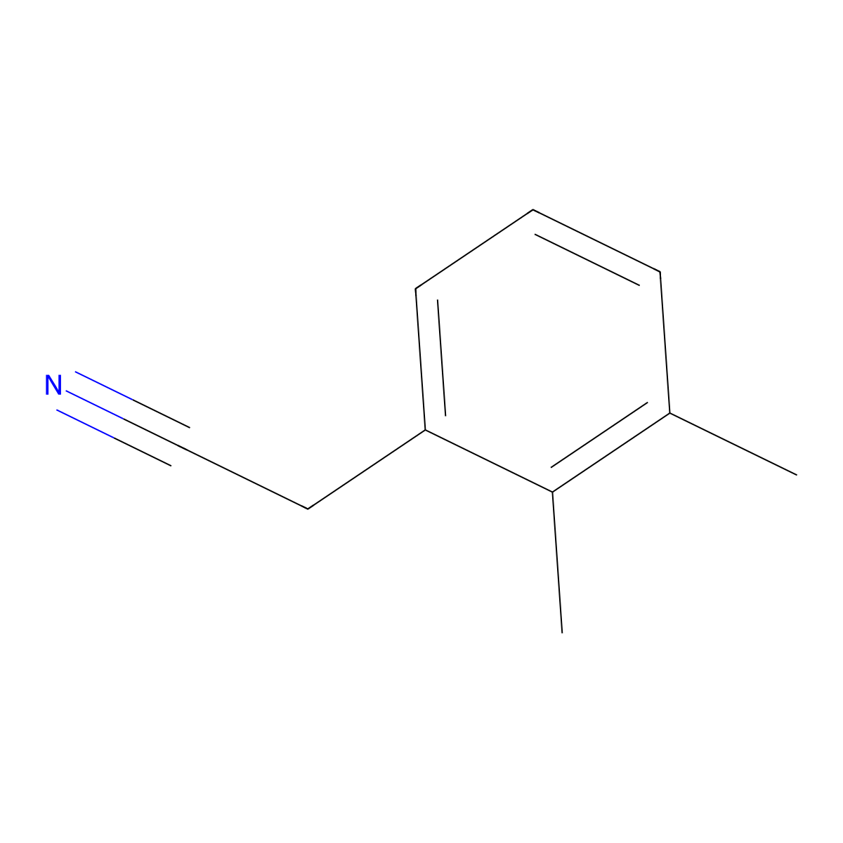 2-(2,3-Dimethylphenyl)acetonitrile molecular structure, CAS 76574-43-1
