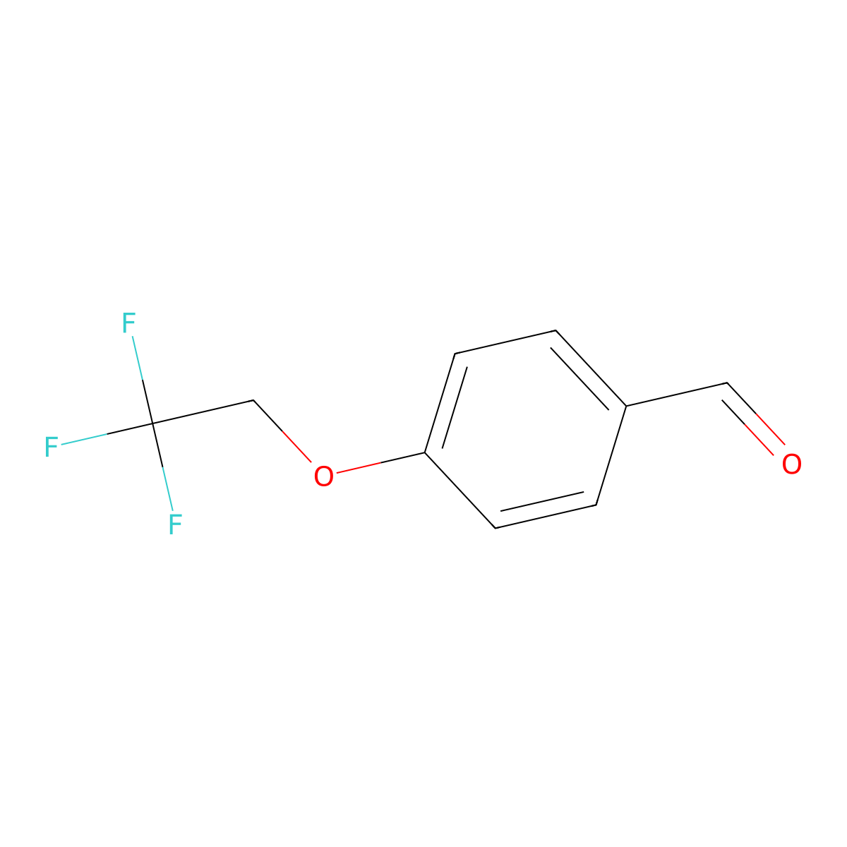 4-(2,2,2-Trifluoroethoxy)benzaldehyde molecular structure, CAS 76579-46-9