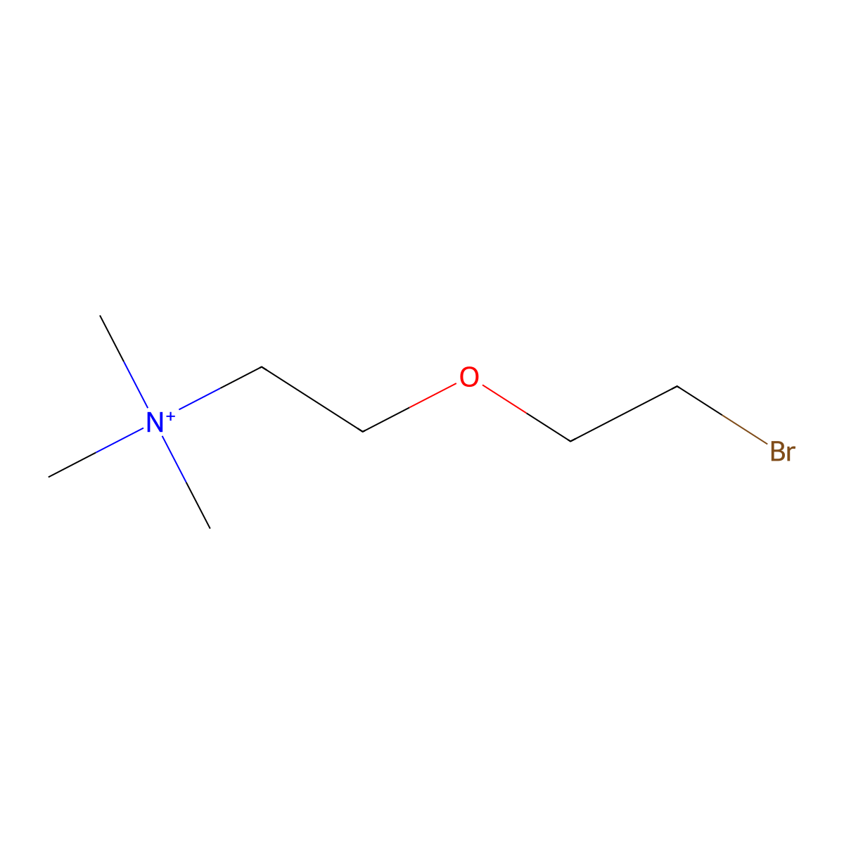 O-(2-Bromoethyl)choline molecular structure, CAS 76584-54-8