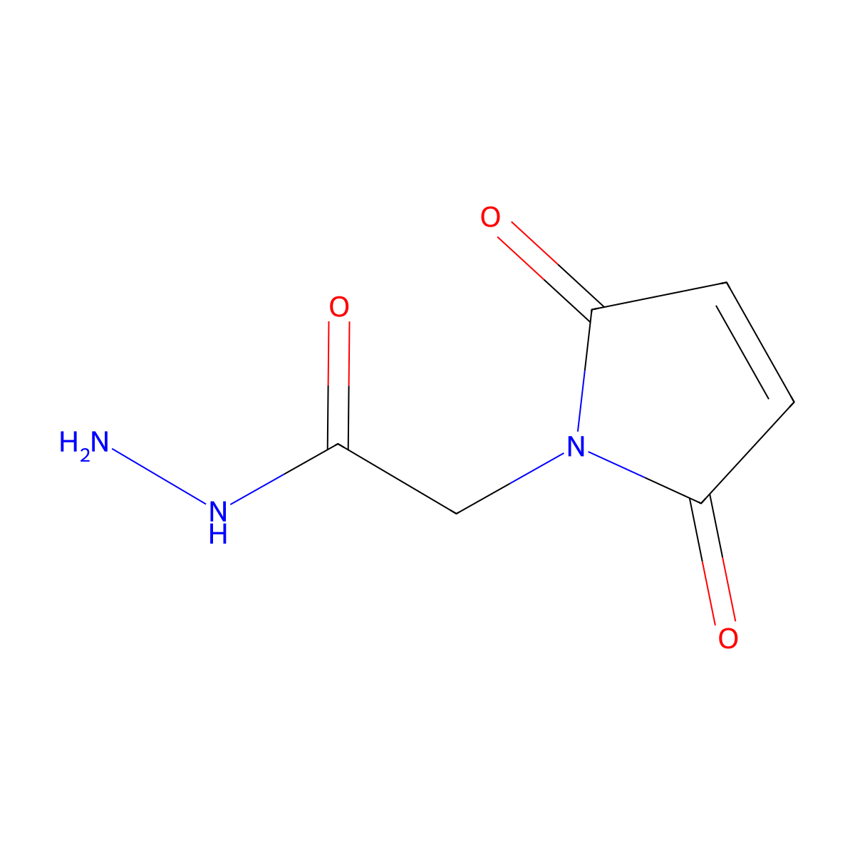 2-(2,5-Dioxo-2,5-dihydro-1H-pyrrol-1-yl)acetohydrazide molecular structure, CAS 765868-52-8