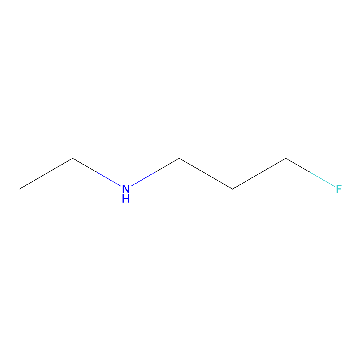 Ethyl(3-fluoropropyl)amine molecular structure, CAS 765900-04-7
