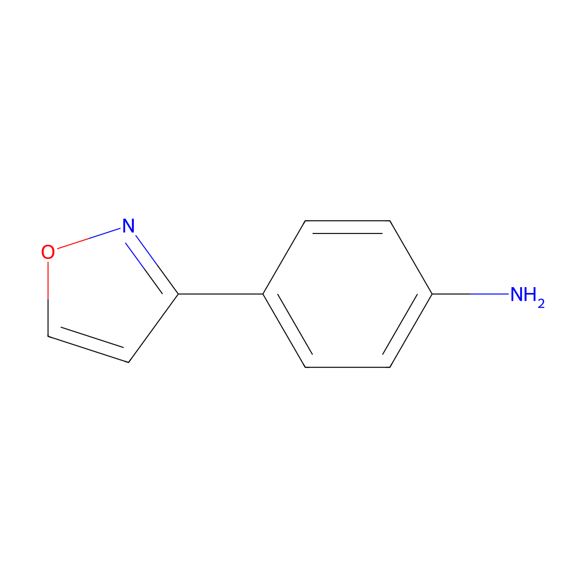 4-(Isoxazol-3-yl)aniline molecular structure, CAS 765912-47-8