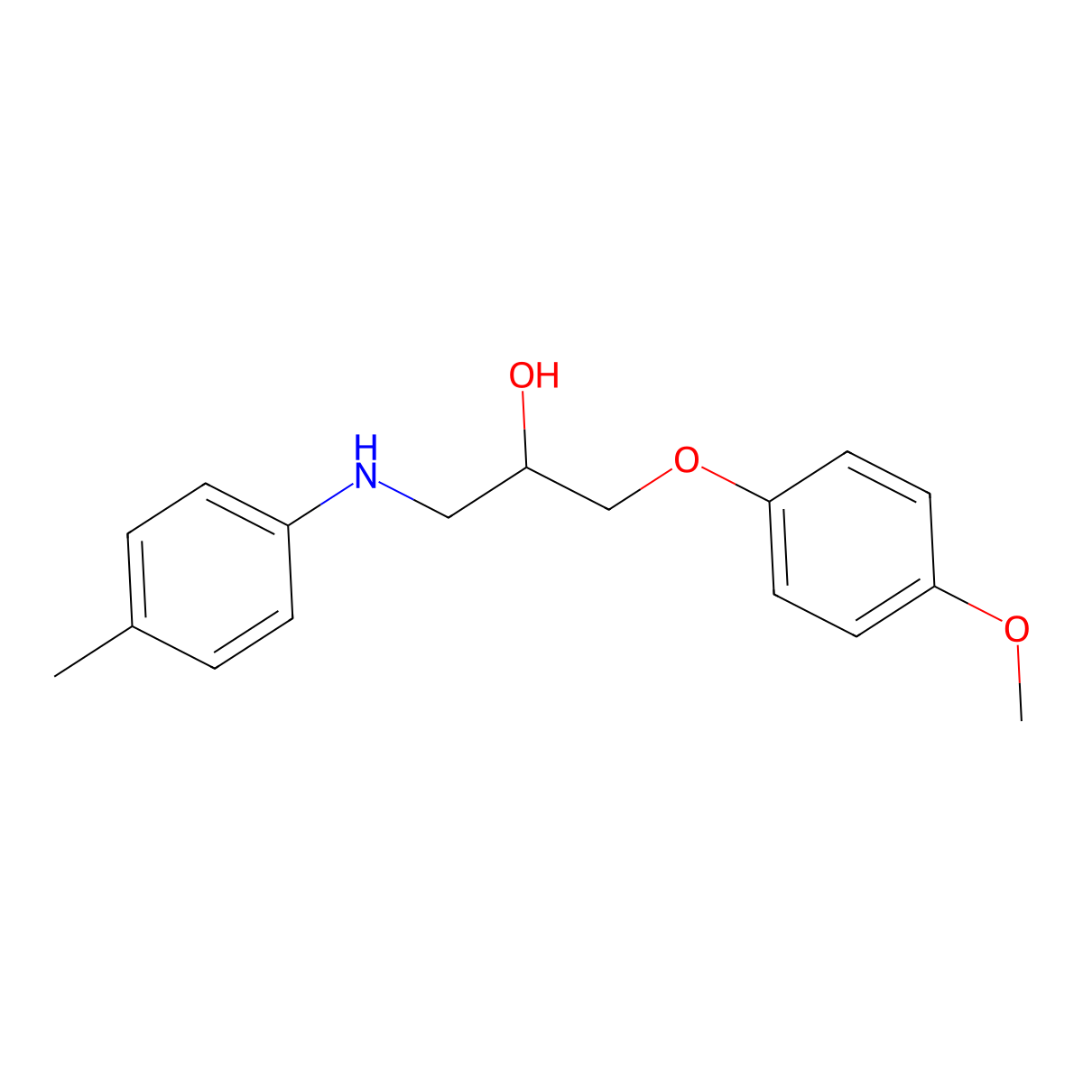 1-(4-Methoxyphenoxy)-3-[(4-methylphenyl)amino]propan-2-ol molecular structure, CAS 765920-74-9