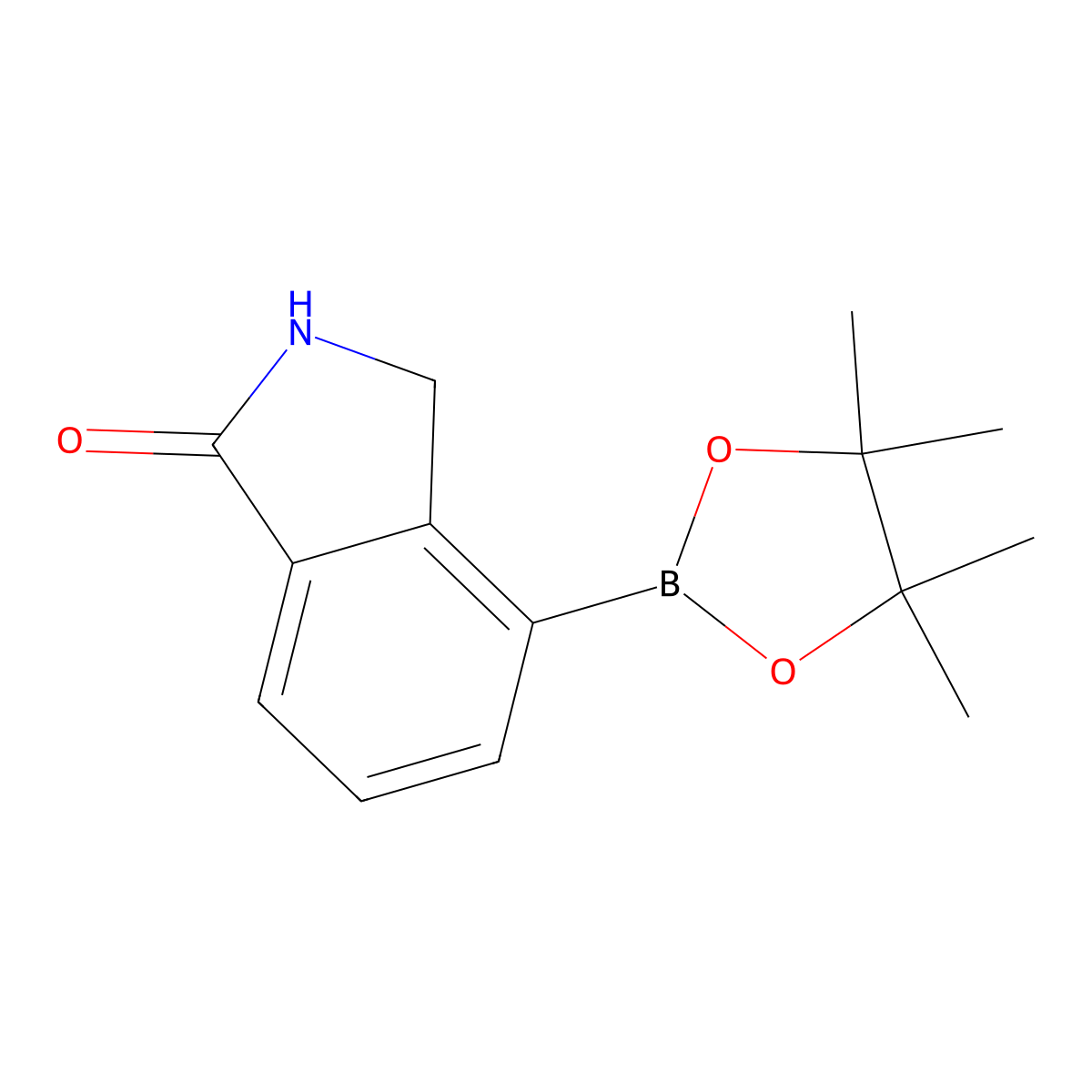 4-(4,4,5,5-tetramethyl-1,3,2-dioxaborolan-2-yl)-2,3-dihydro-1H-isoindol-1-one molecular structure, CAS 765948-78-5