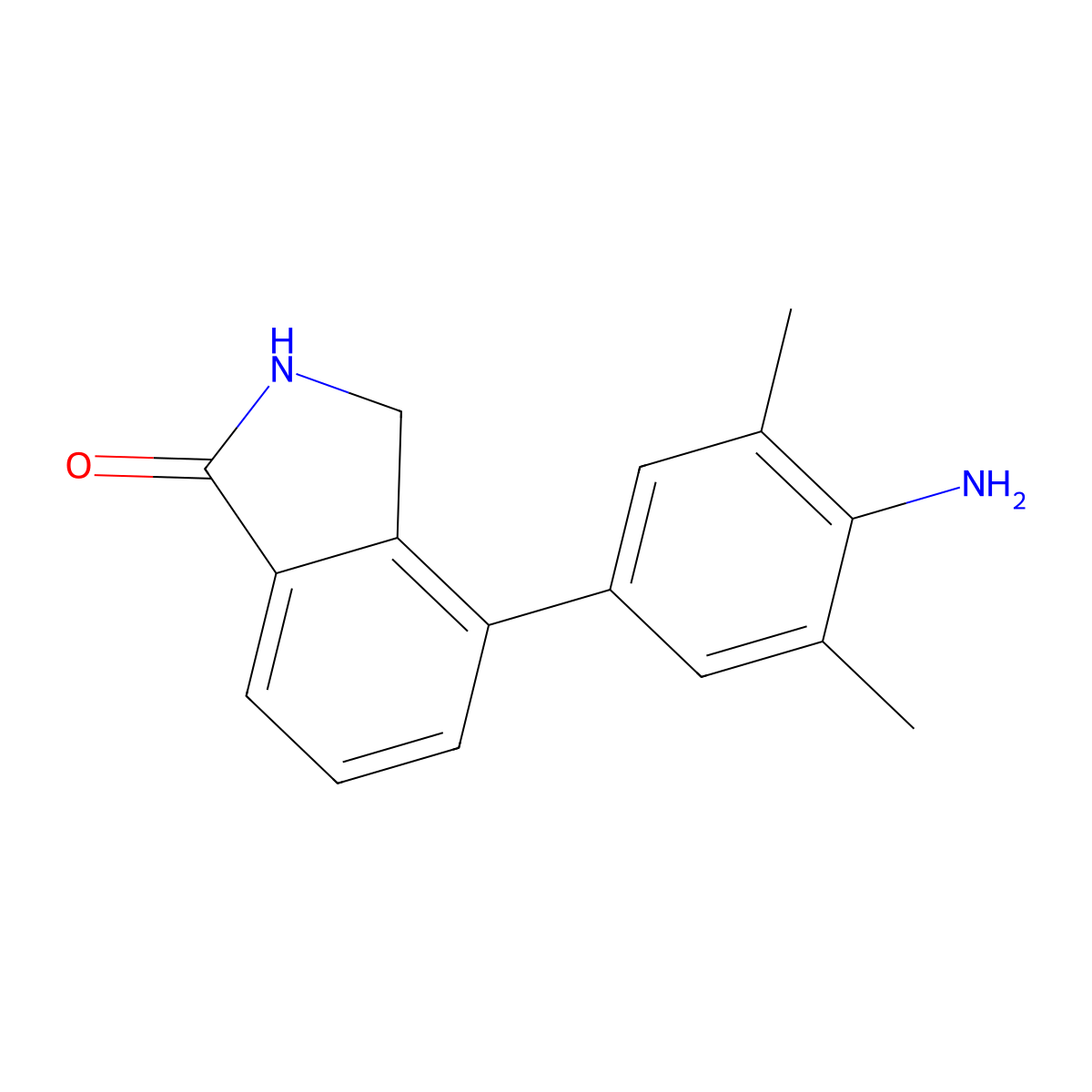 1h-Isoindol-1-one,4-(4-amino-3,5-dimethylphenyl)-2,3-dihydro- molecular structure, CAS 765948-88-7