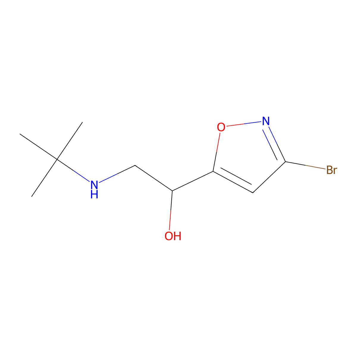 Broxaterol molecular structure, CAS 76596-57-1