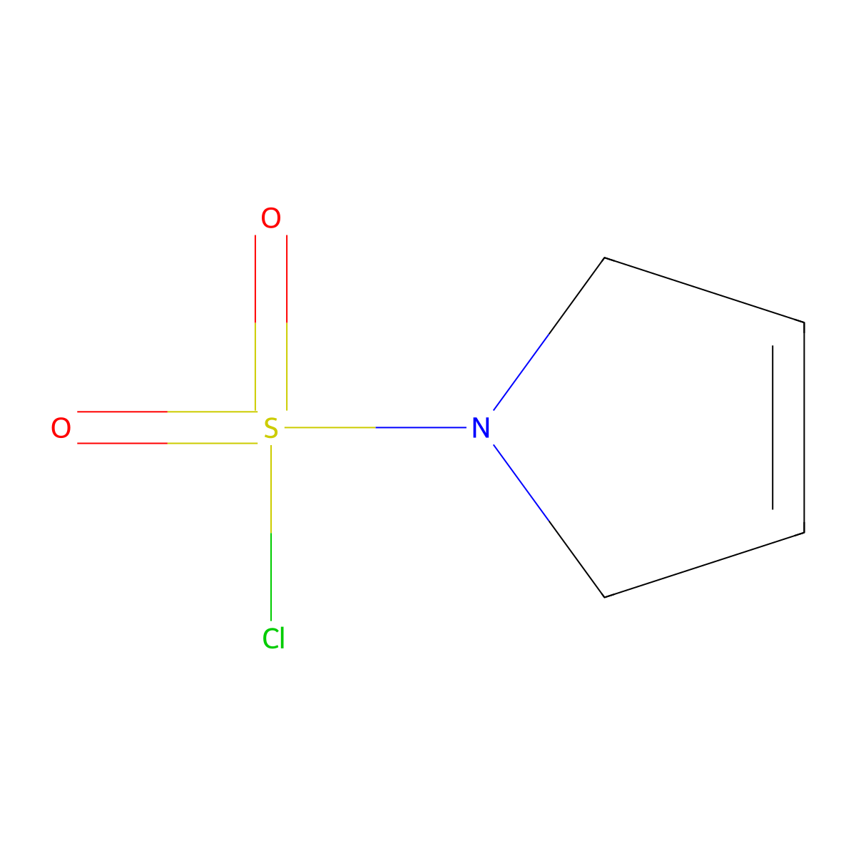 2,5-dihydro-1H-pyrrole-1-sulfonyl chloride molecular structure, CAS 765962-52-5