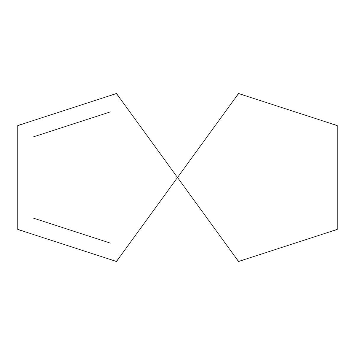 Spiro[4.4]nona-1,3-diene molecular structure, CAS 766-29-0