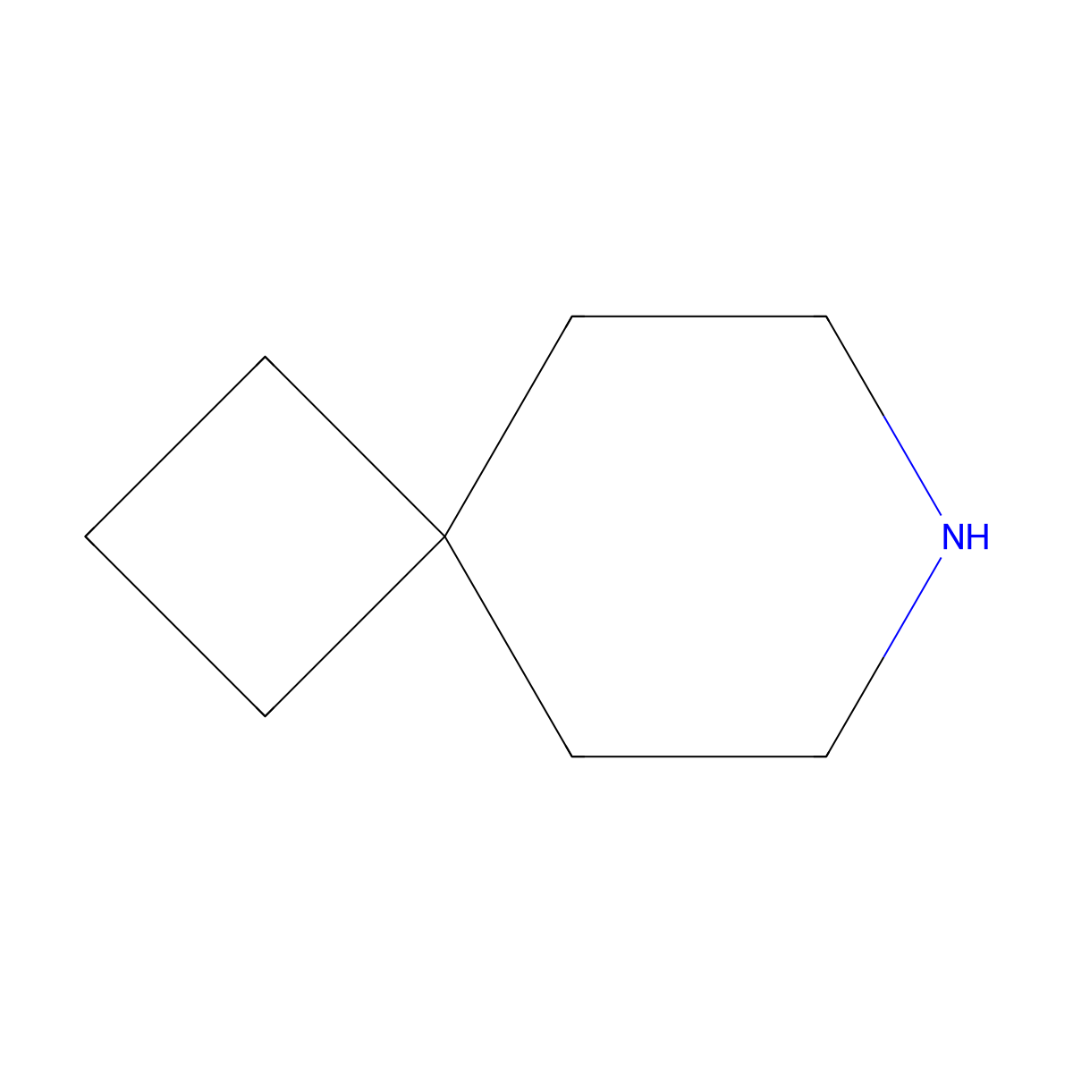 7-Azaspiro(3.5)nonane molecular structure, CAS 766-34-7