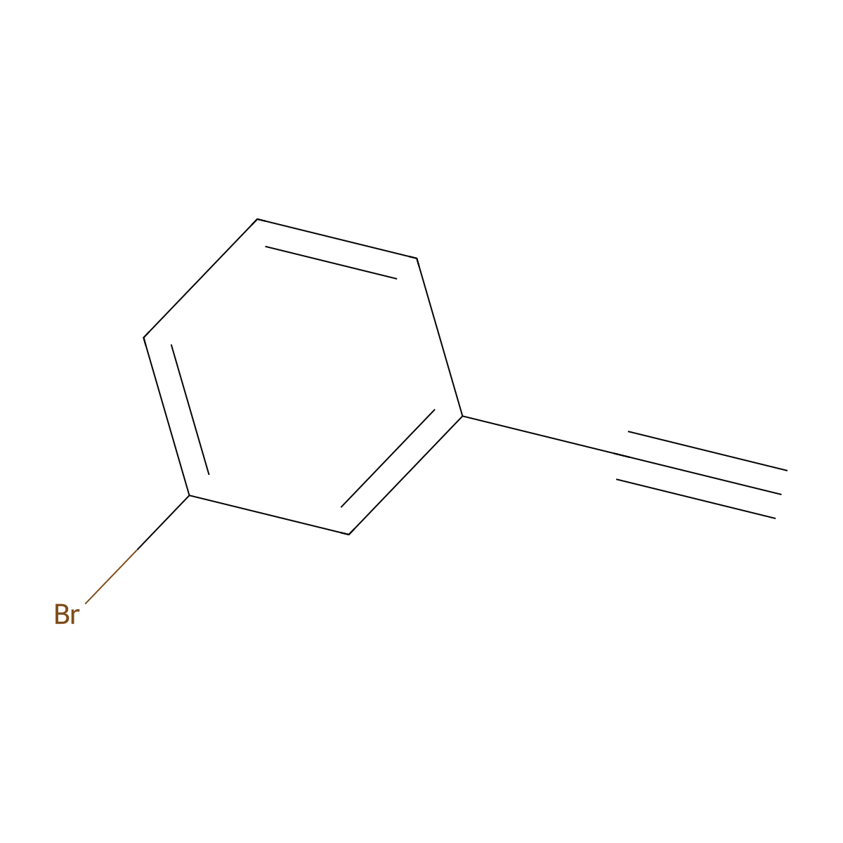 1-Bromo-3-ethynylbenzene molecular structure, CAS 766-81-4