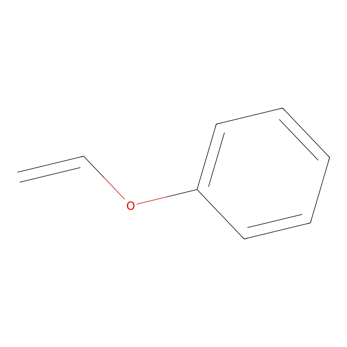Phenyl vinyl ether molecular structure, CAS 766-94-9