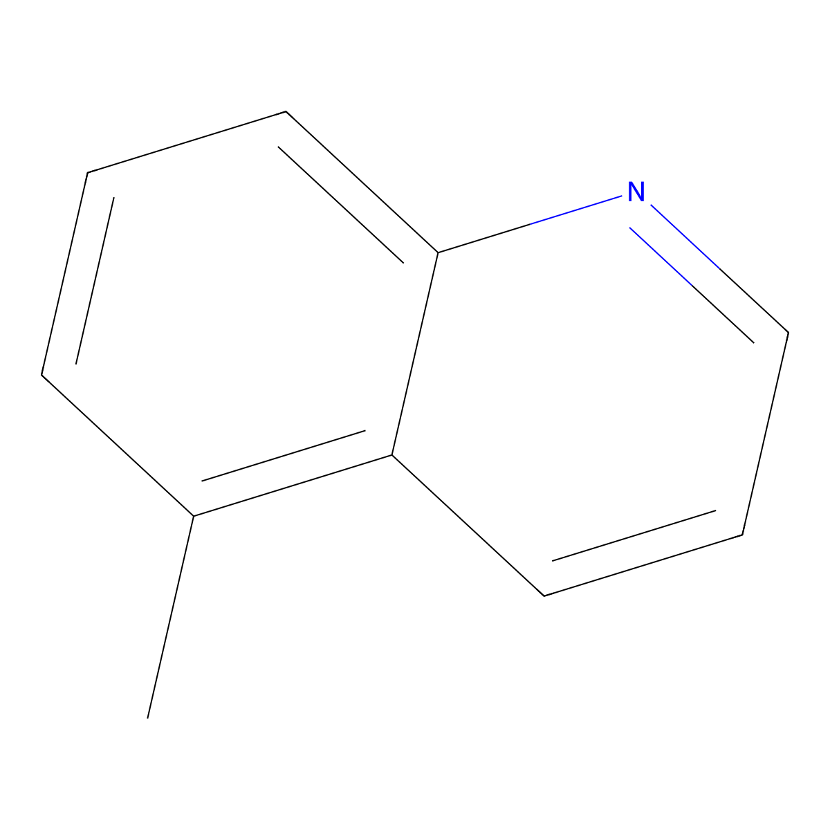 5-Methylquinoline molecular structure, CAS 7661-55-4