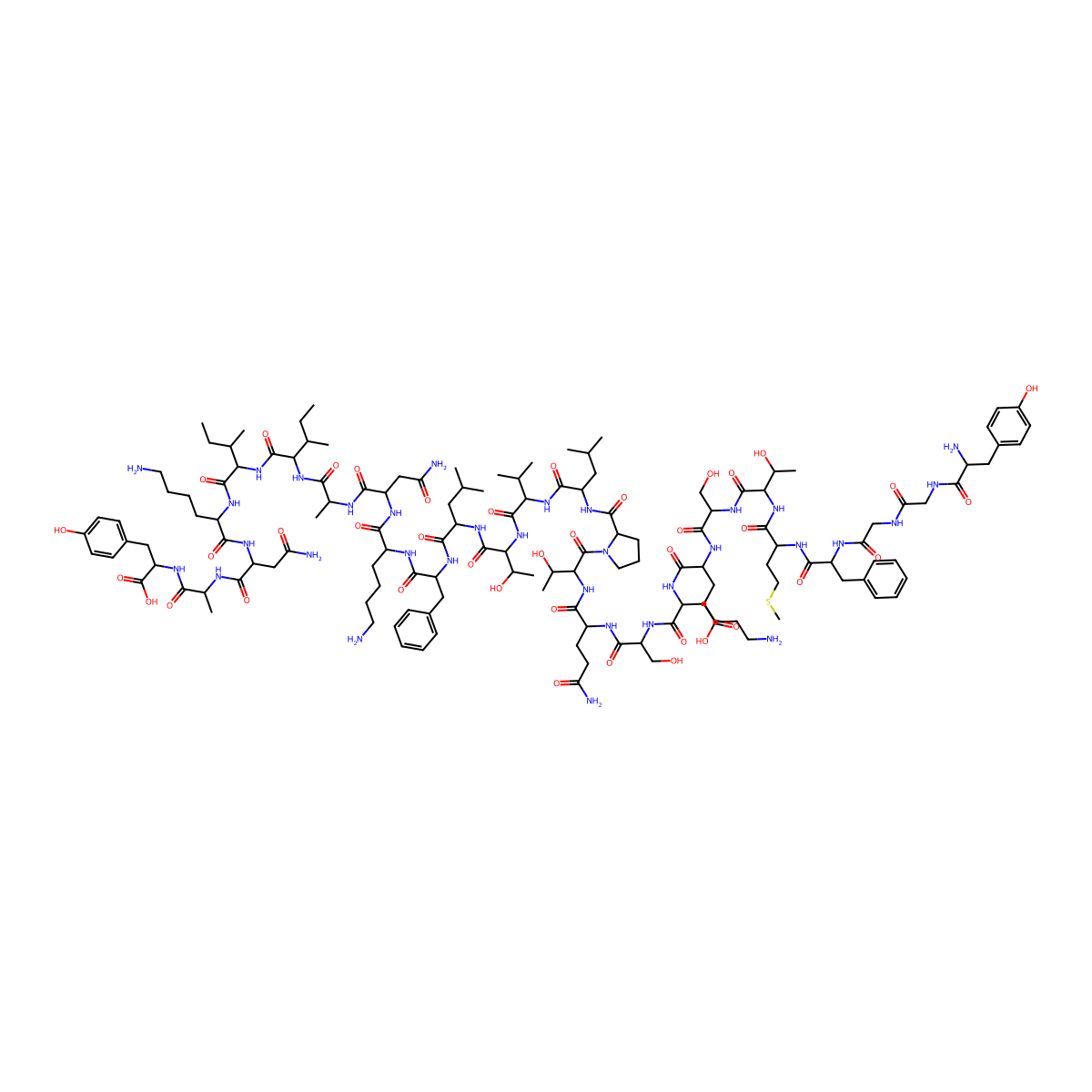 delta-Endorphin (human) molecular structure, CAS 76622-84-9
