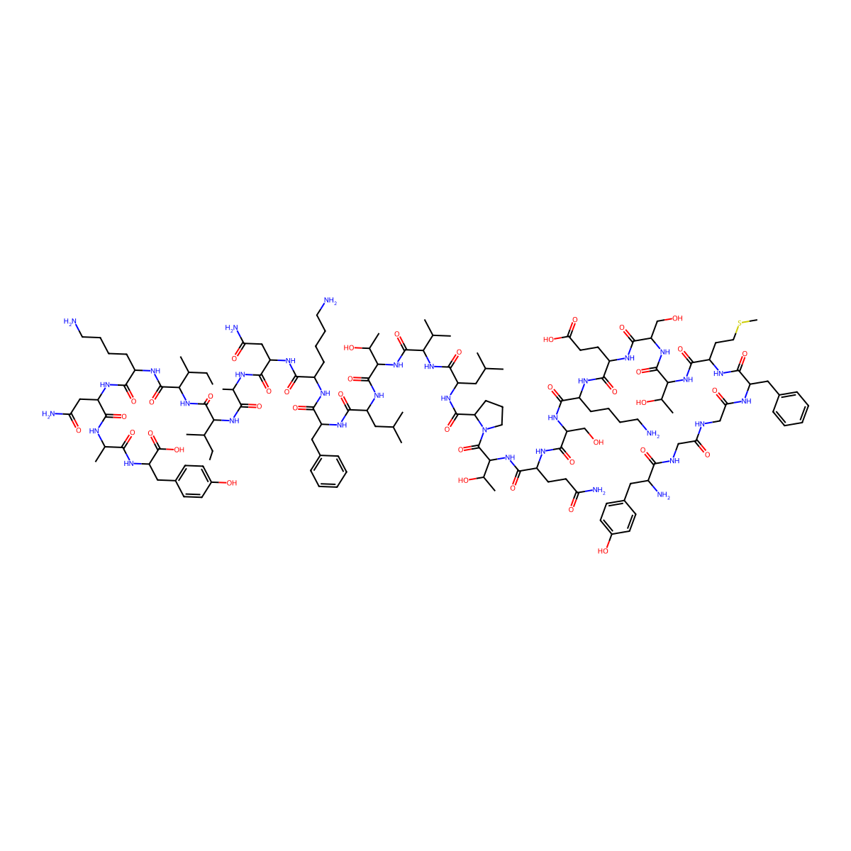 delta-Endorphin (human) molecular structure, CAS 76622-84-9