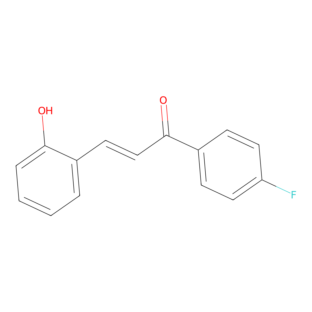 4'-Fluoro-2-hydroxychalcone molecular structure, CAS 76626-08-9