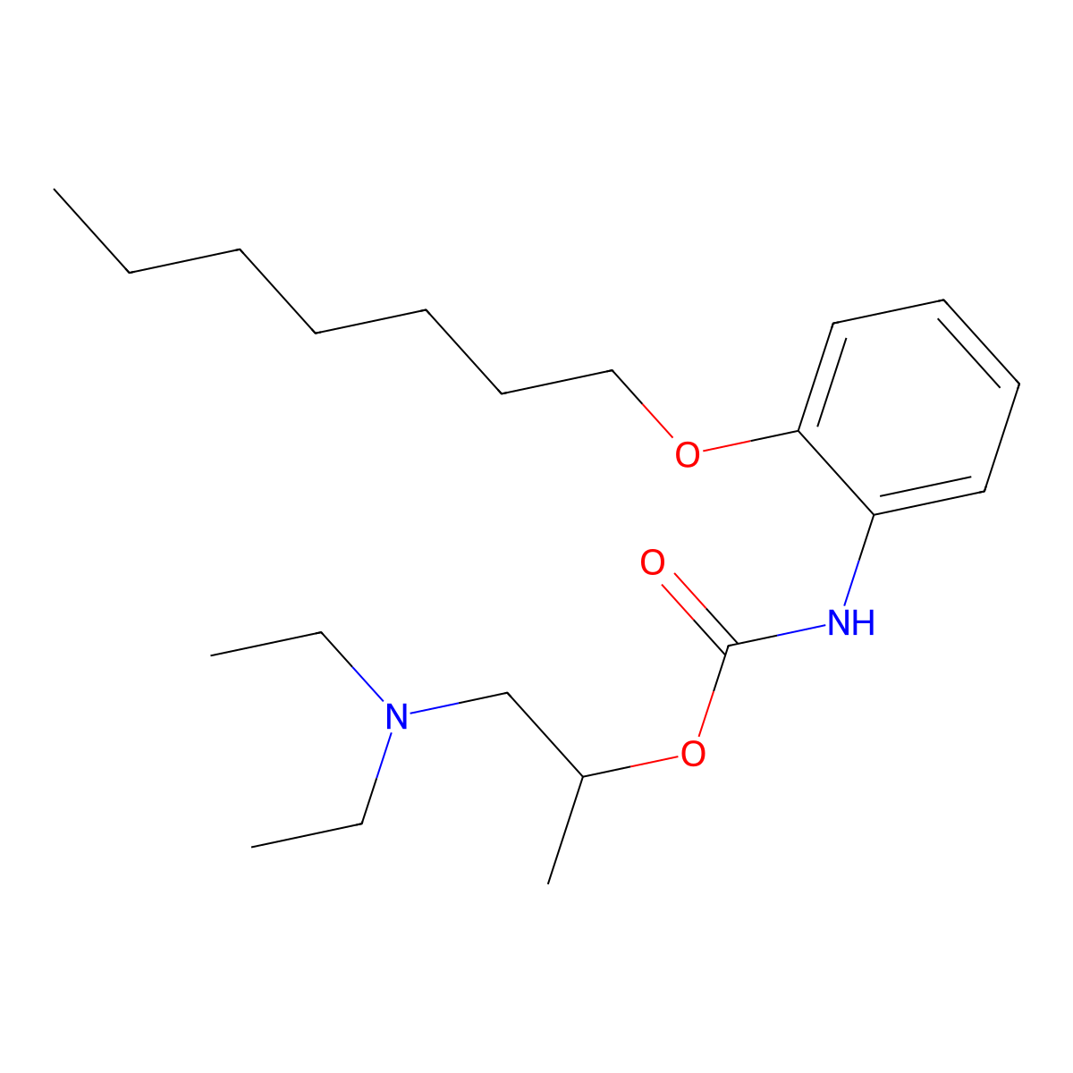 Carbizocaine molecular structure, CAS 76629-87-3