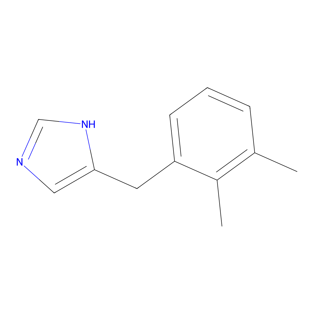 Detomidine molecular structure, CAS 76631-46-4