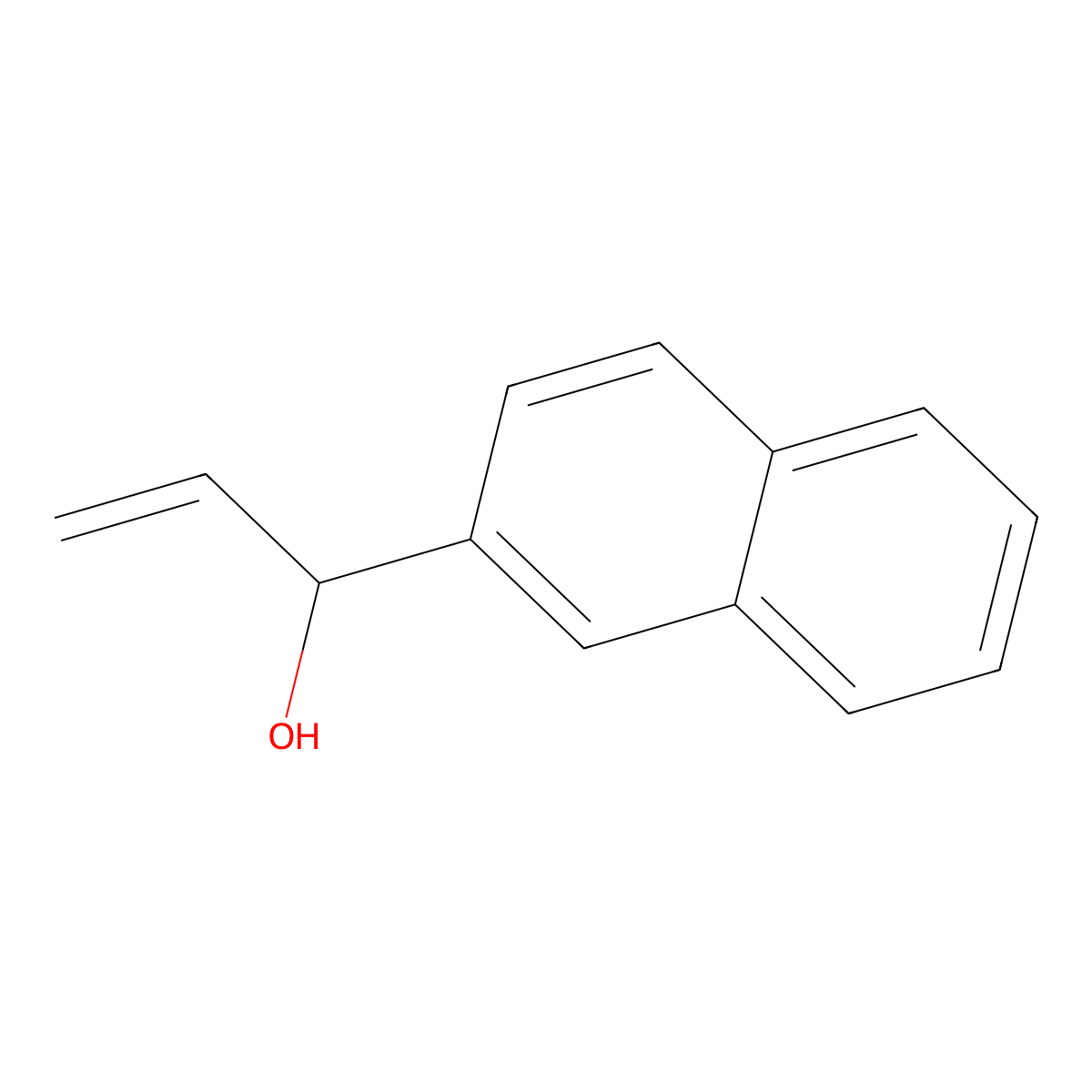 1-(Naphthalen-2-yl)prop-2-en-1-ol molecular structure, CAS 76635-88-6