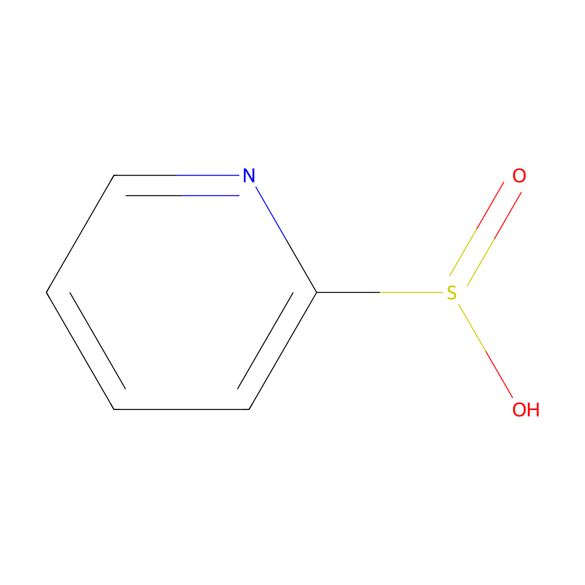 Pyridine-2-sulfinic Acid molecular structure, CAS 766445-35-6