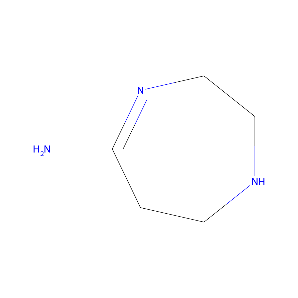 1,4-Diazepan-5-imine molecular structure, CAS 766489-18-3