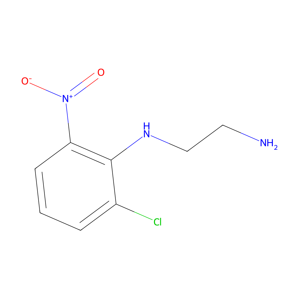 (2-Aminoethyl)(6-chloro-2-nitrophenyl)amine molecular structure, CAS 766497-20-5