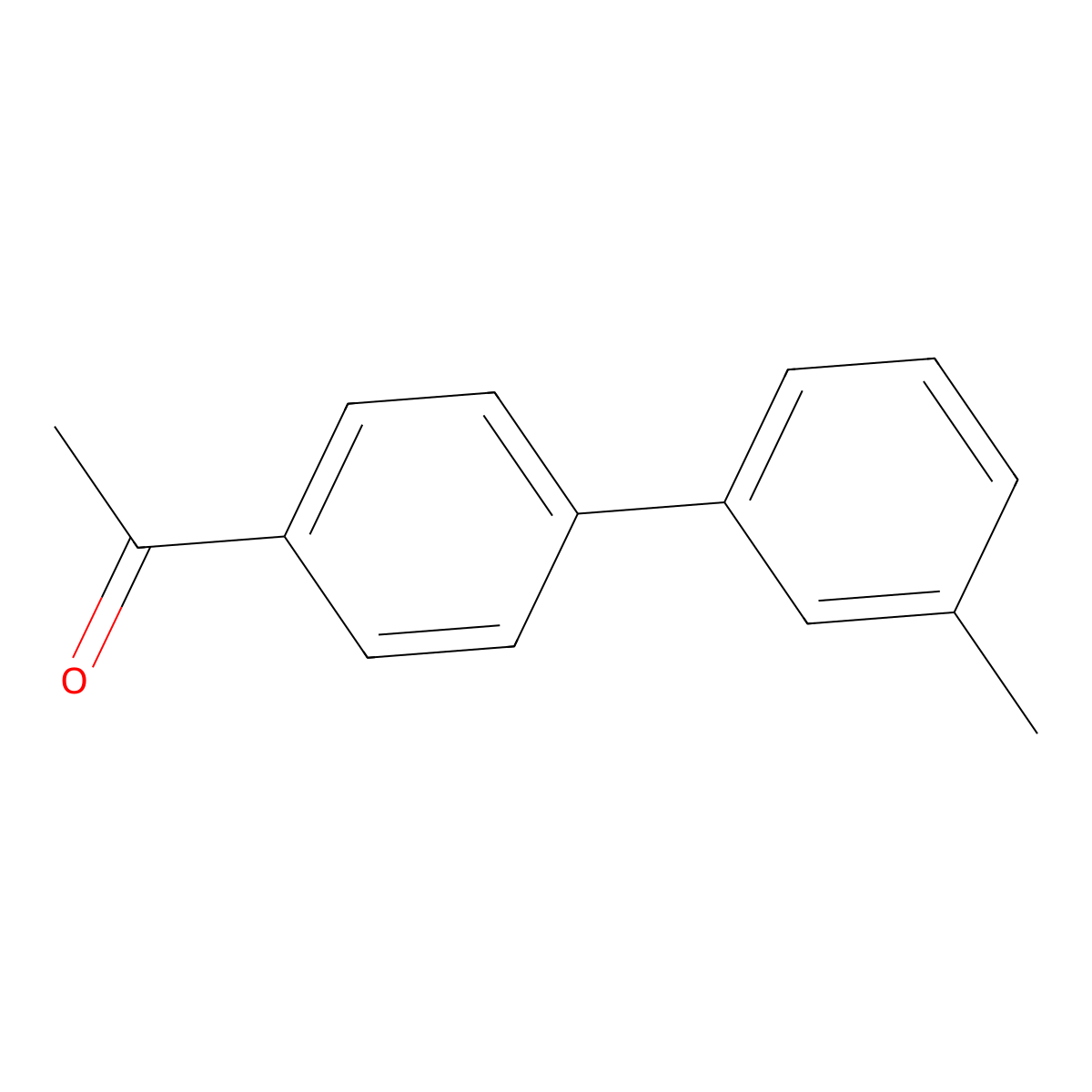1-(3'-Methyl[1,1'-biphenyl]-4-yl)ethanone molecular structure, CAS 76650-29-8