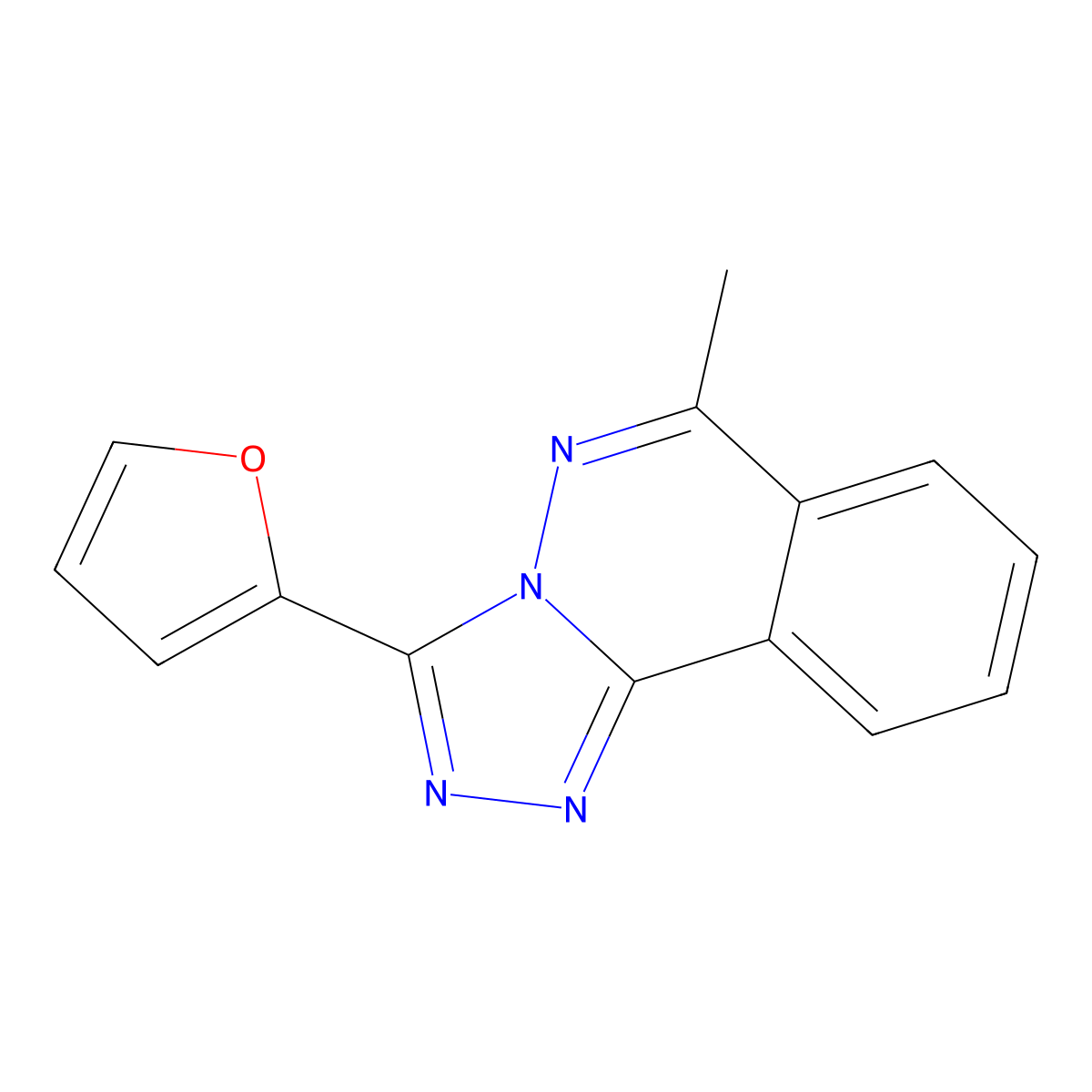 3-(Furan-2-yl)-6-methyl-[1,2,4]triazolo[3,4-a]phthalazine molecular structure, CAS 766526-69-6