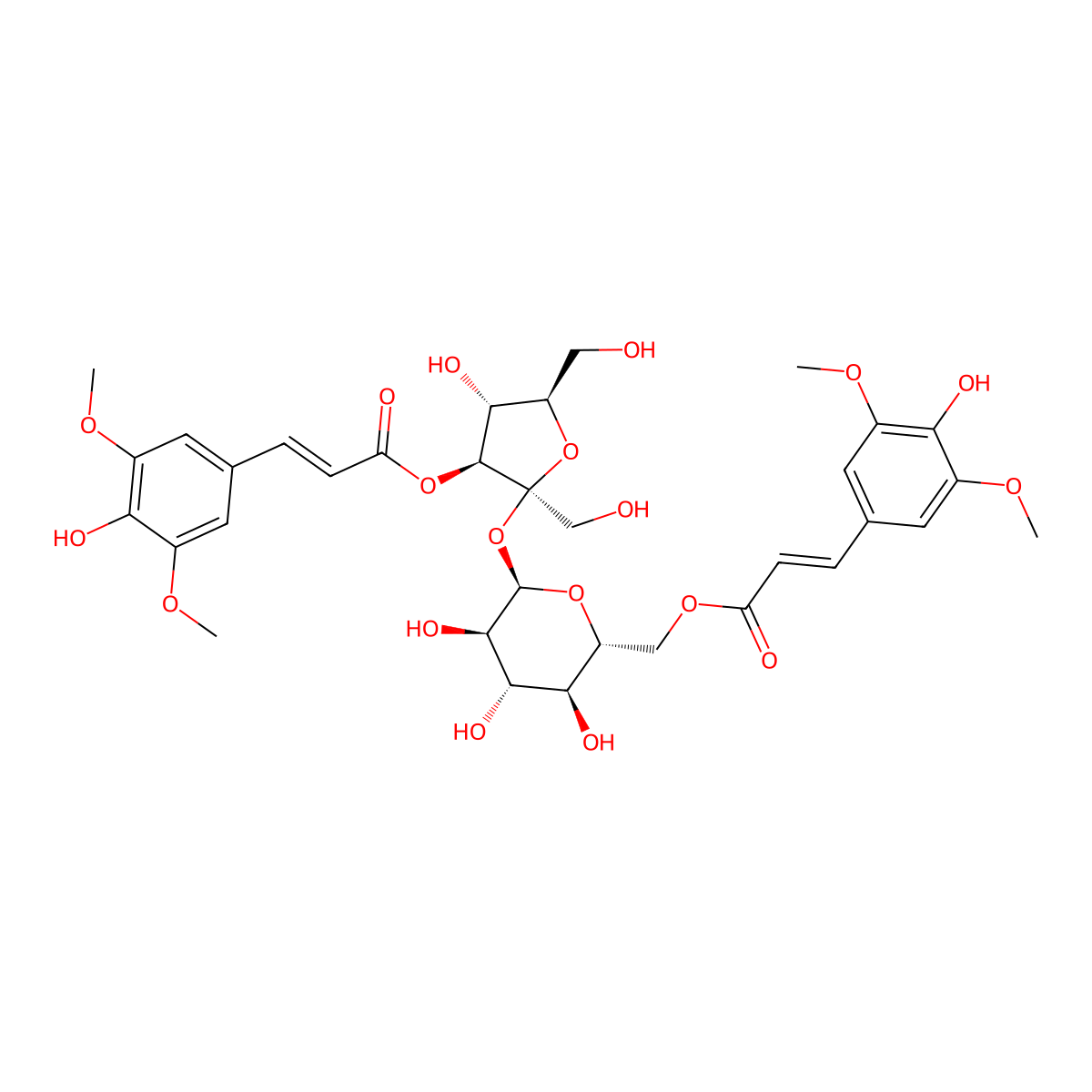 3,'6-d Isinapoyl sucrose molecular structure, CAS 76656-80-9