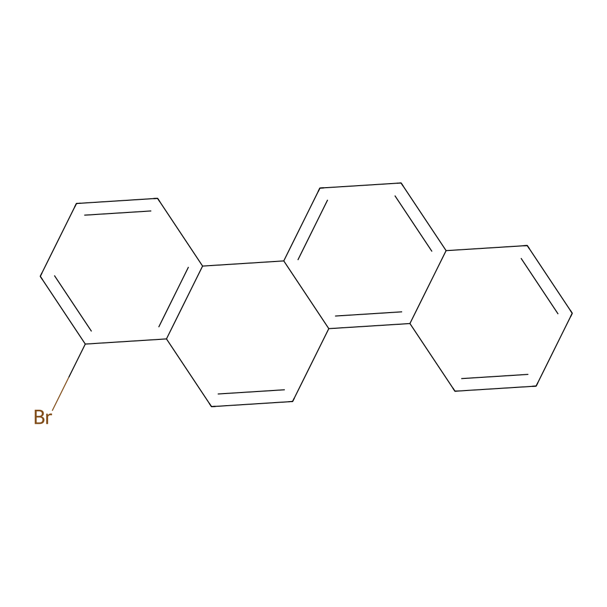 1-Bromochrysene molecular structure, CAS 76670-38-7