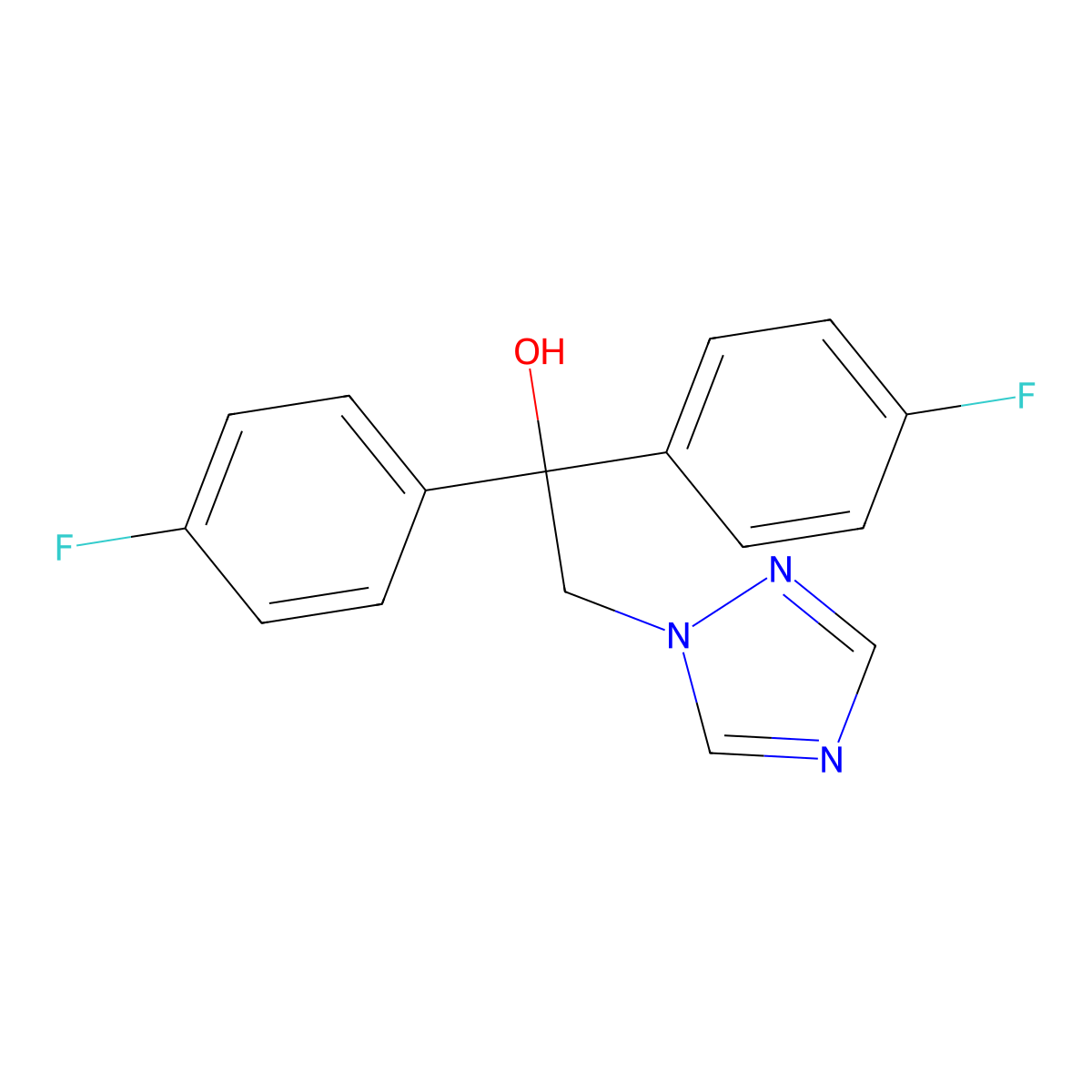 R 151885 molecular structure, CAS 76674-14-1
