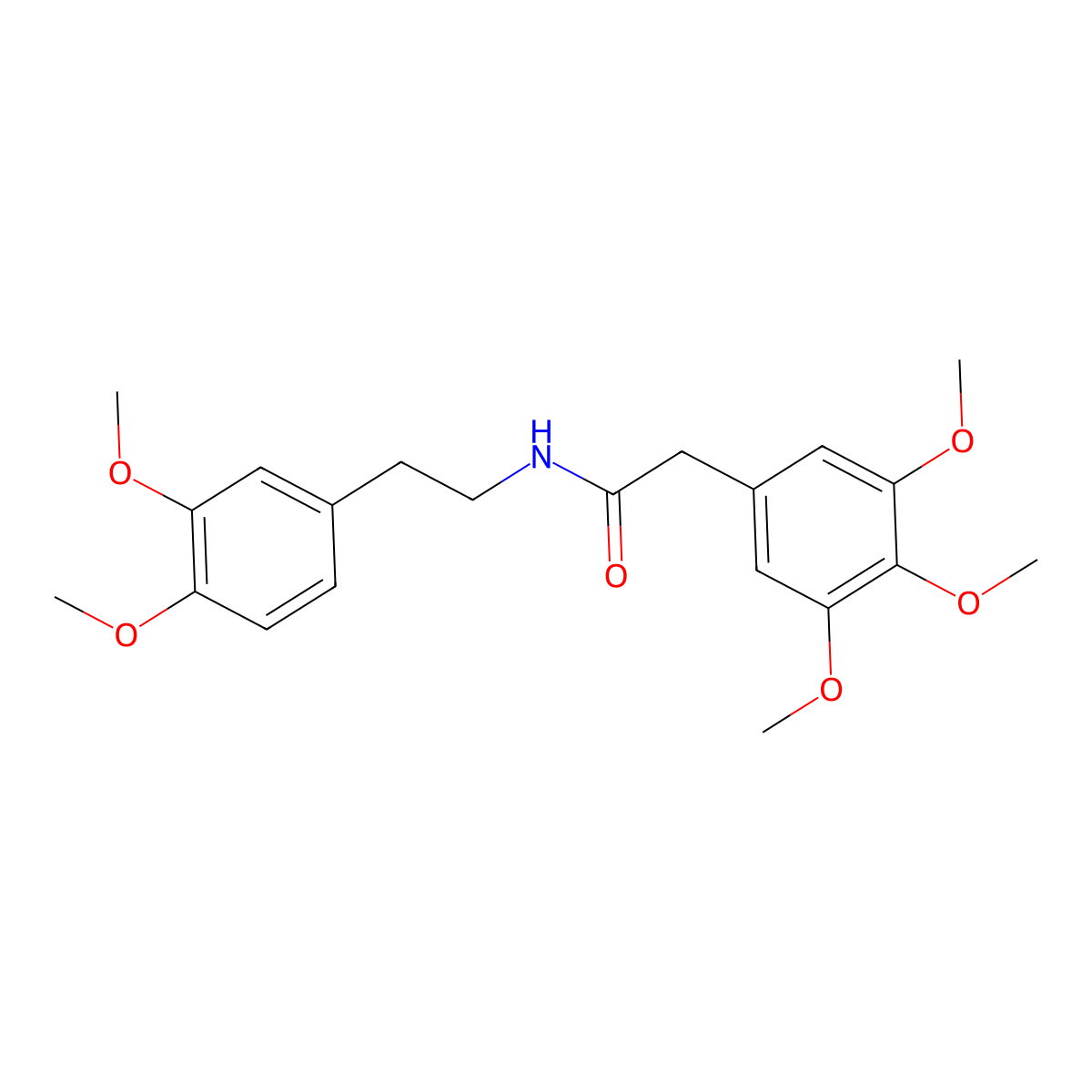 N-[2-(3,4-Dimethoxyphenyl)ethyl]-2-(3,4,5-trimethoxyphenyl)acetamide molecular structure, CAS 7668-87-3