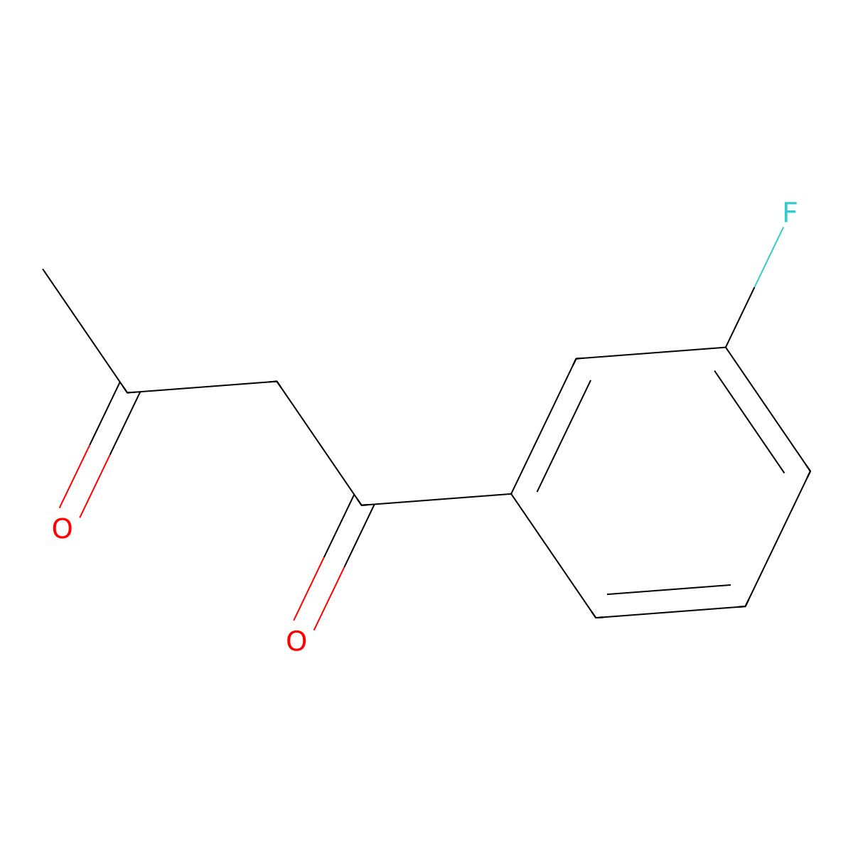 1-(3-Fluorophenyl)butane-1,3-dione molecular structure, CAS 76691-35-5