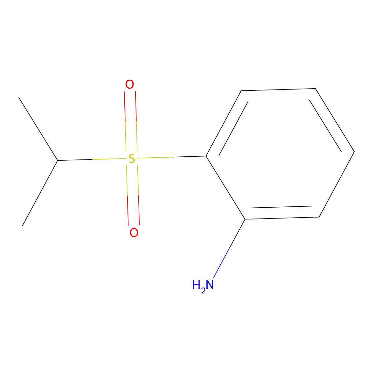 2-(Propane-2-sulfonyl)aniline molecular structure, CAS 76697-50-2