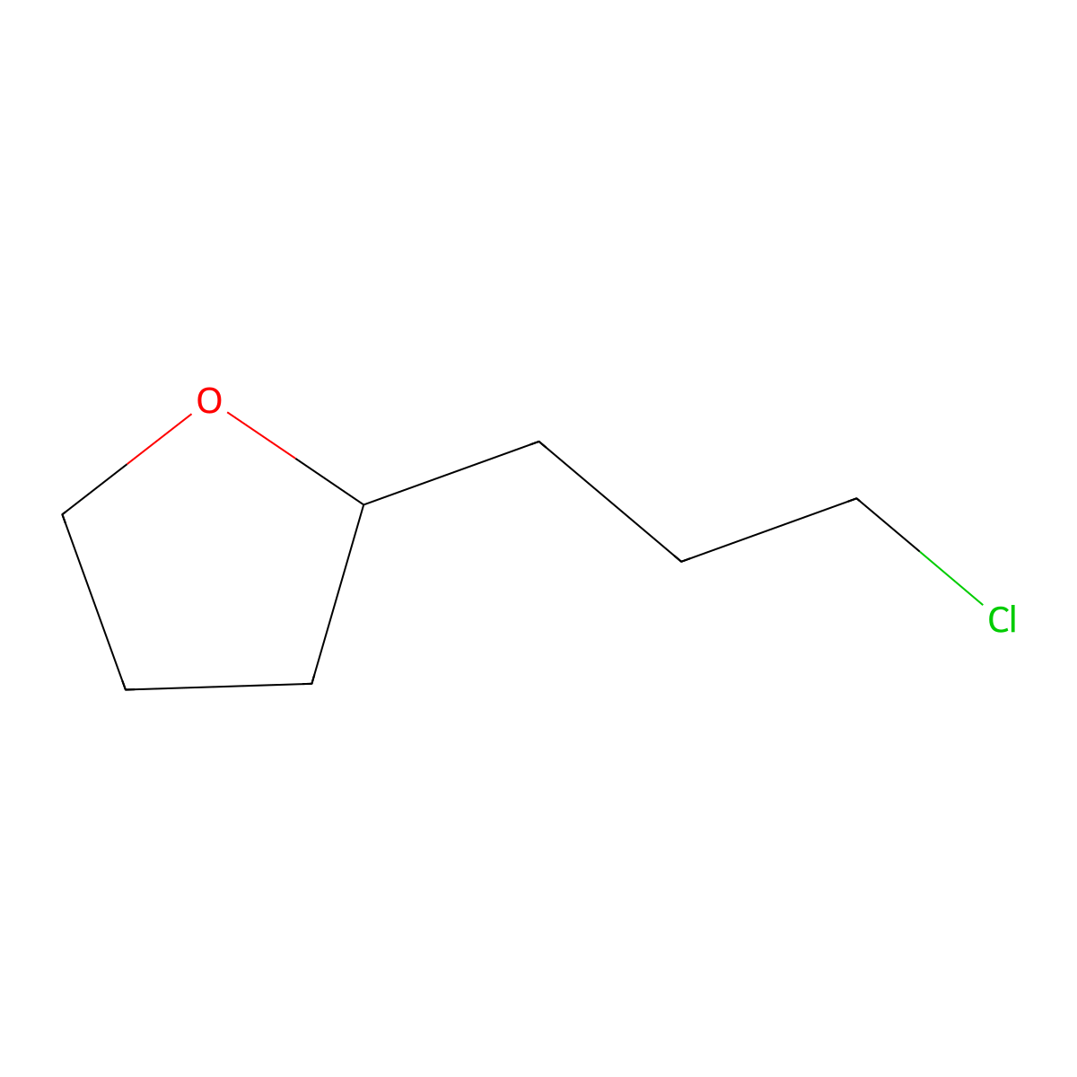 2-(3-Chloropropyl)tetrahydrofuran molecular structure, CAS 767-07-7