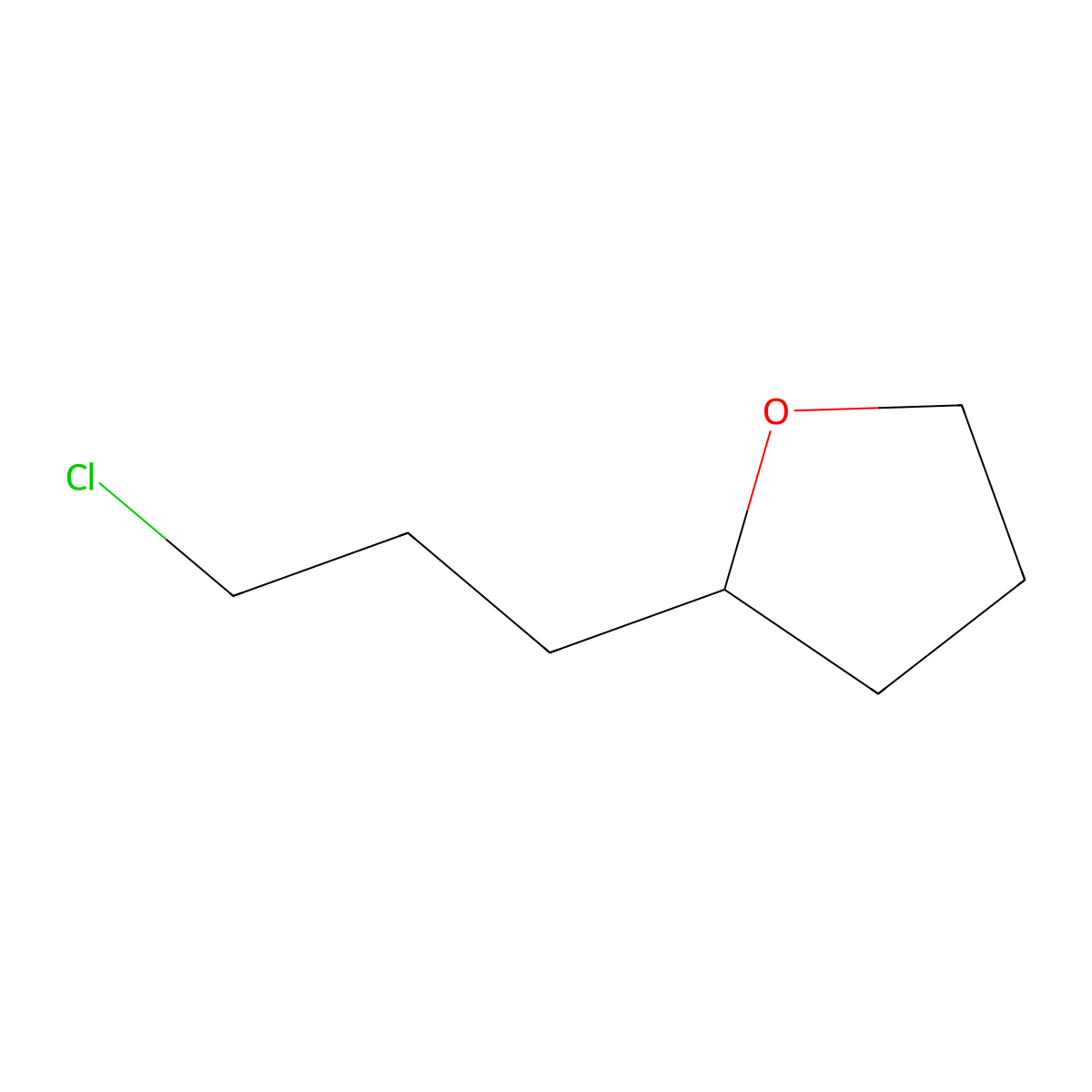 2-(3-Chloropropyl)tetrahydrofuran molecular structure, CAS 767-07-7