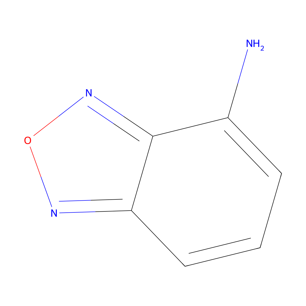 2,1,3-Benzoxadiazol-4-amine molecular structure, CAS 767-63-5