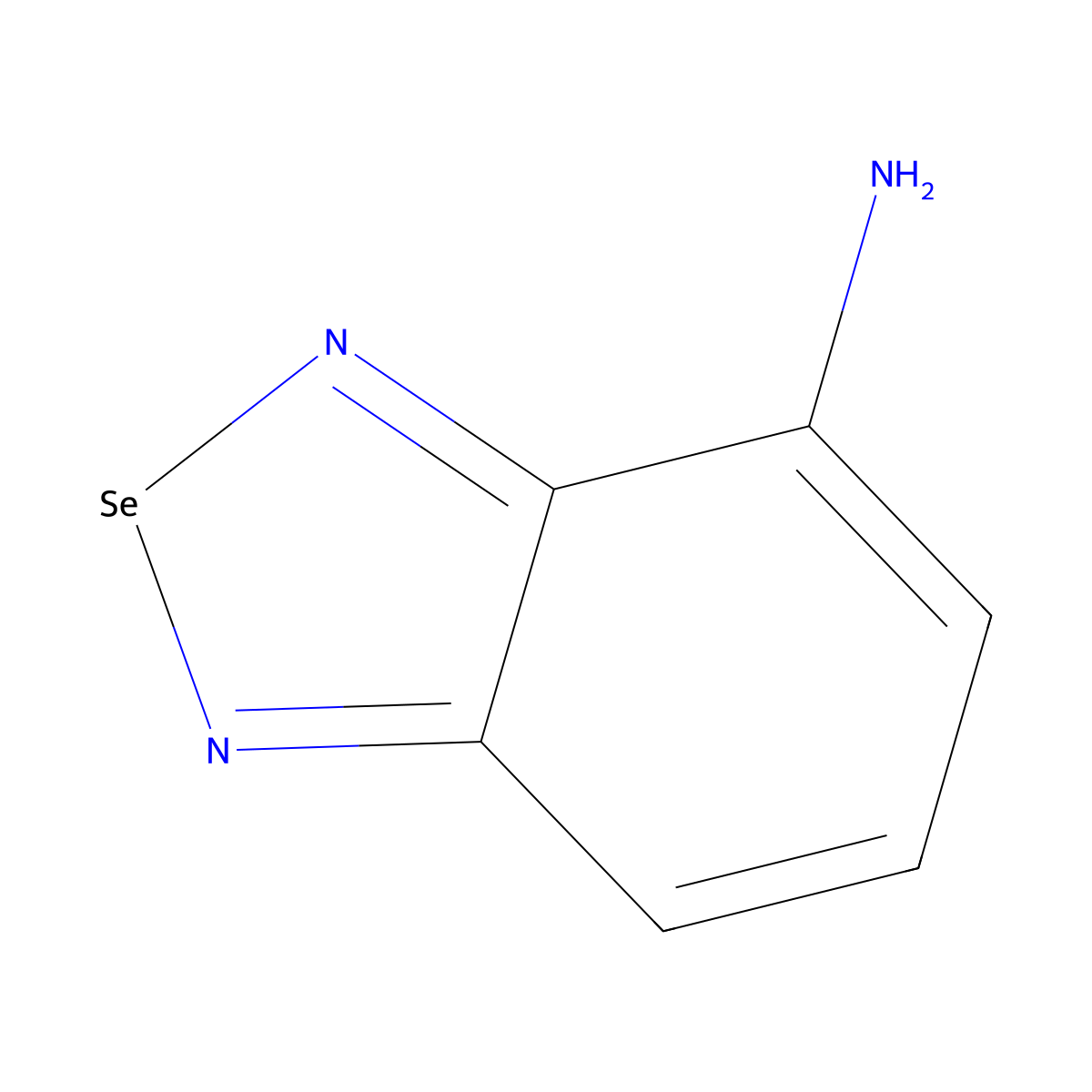 2,1,3-Benzoselenadiazol-4-amine molecular structure, CAS 767-65-7