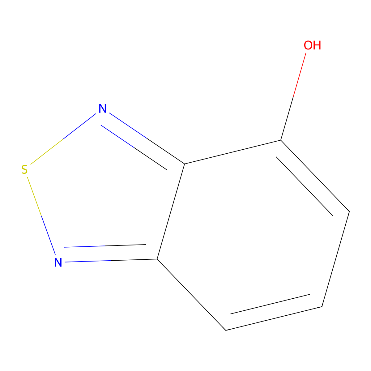 2,1,3-Benzothiadiazol-4-ol molecular structure, CAS 767-66-8