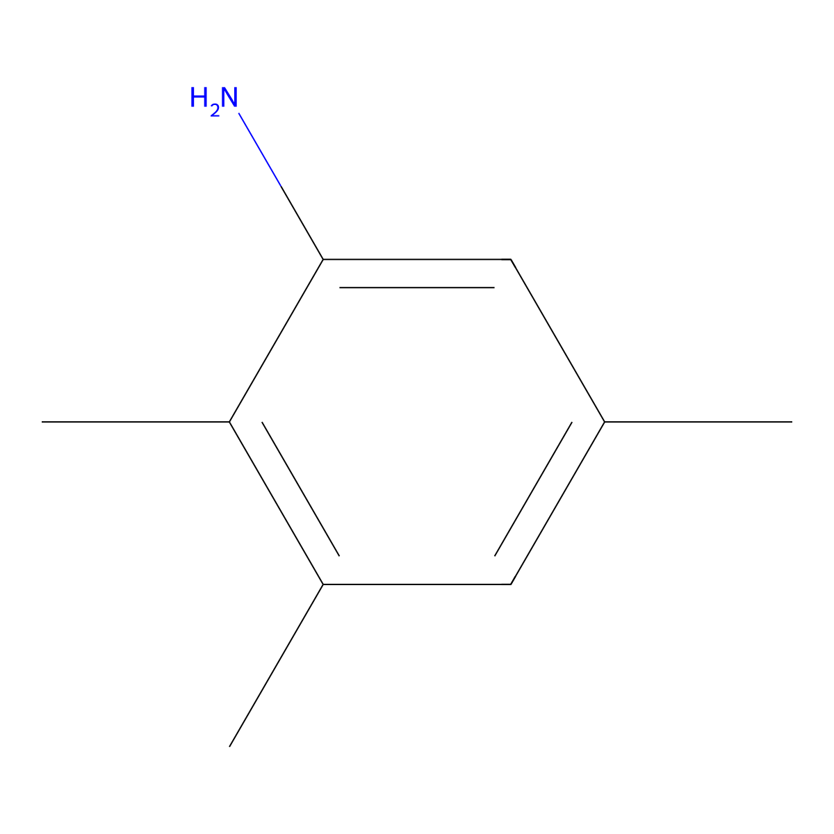 2,3,5-Trimethylaniline molecular structure, CAS 767-77-1
