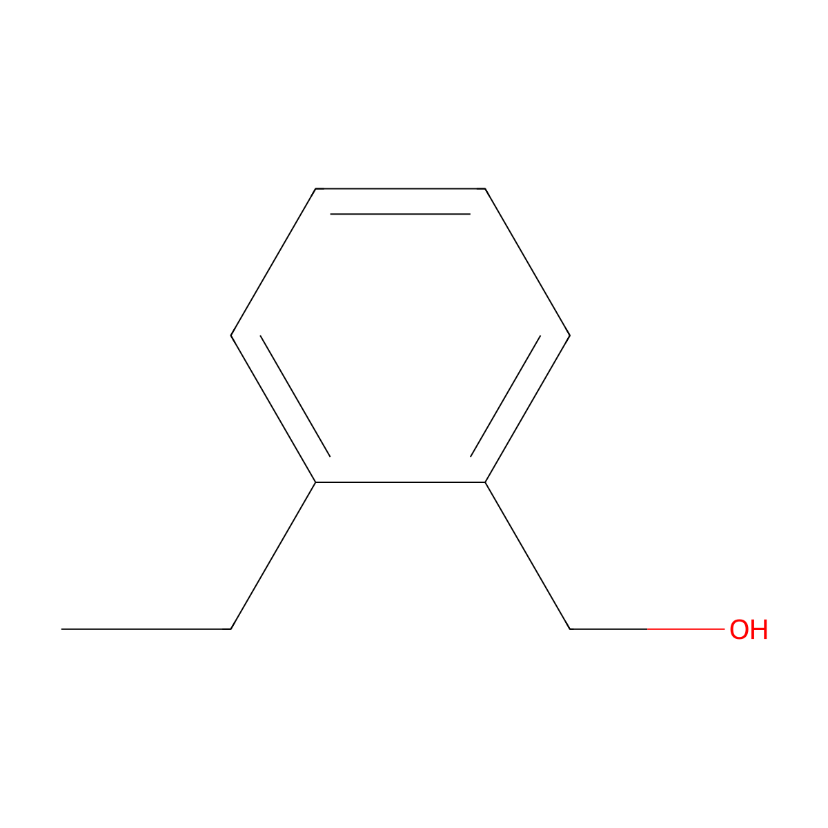 (2-Ethylphenyl)methanol molecular structure, CAS 767-90-8