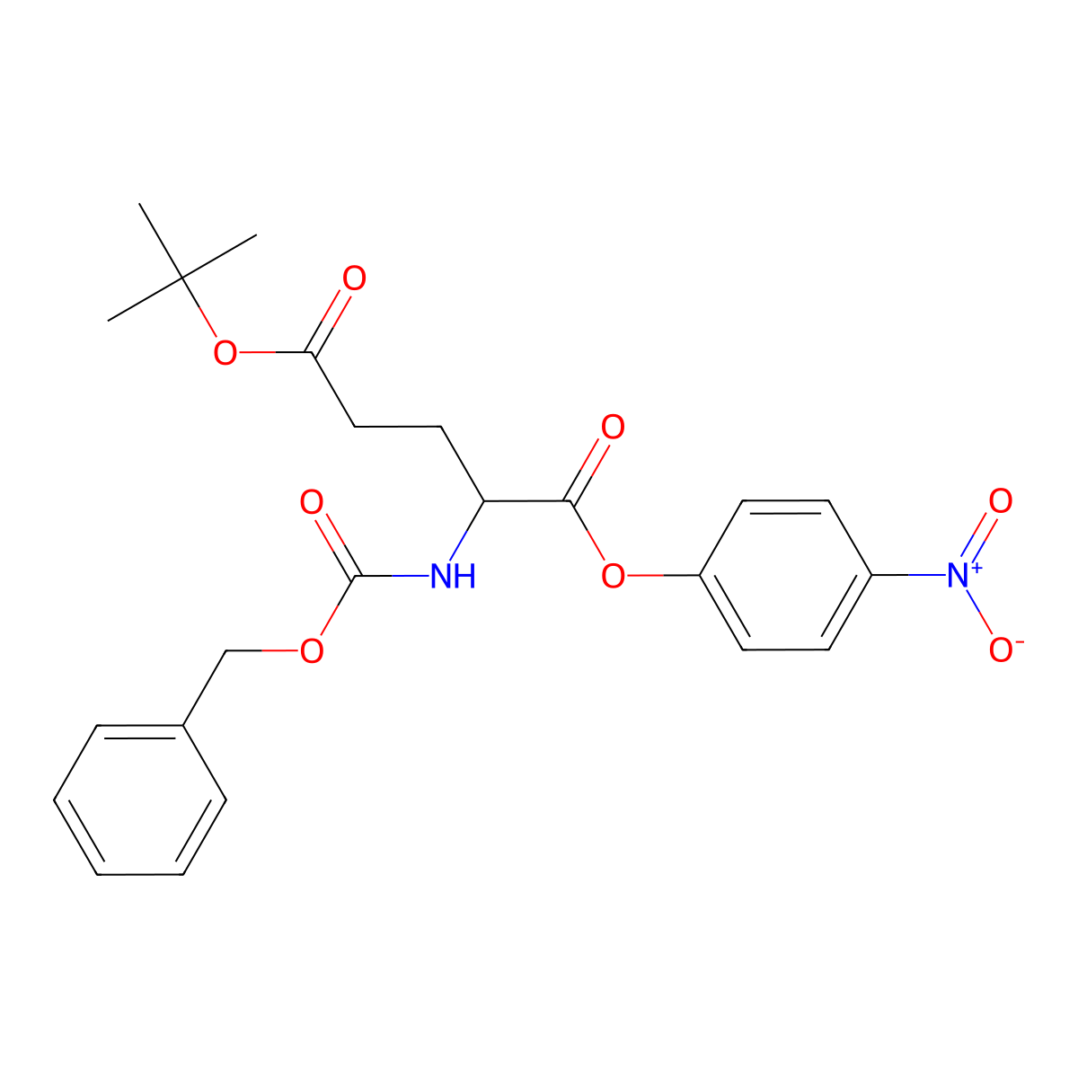 Z-Glu(otbu)-onp molecular structure, CAS 7670-08-8